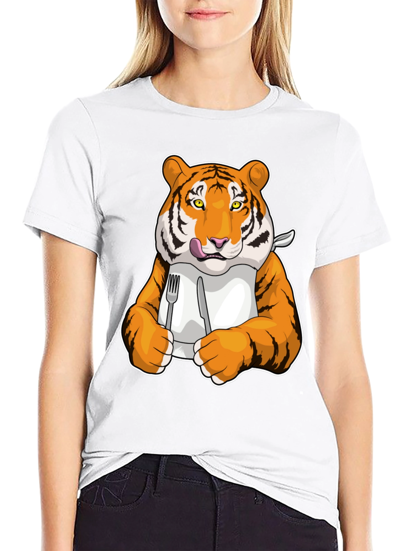 Tiger Ready to Eat Graphic Tee