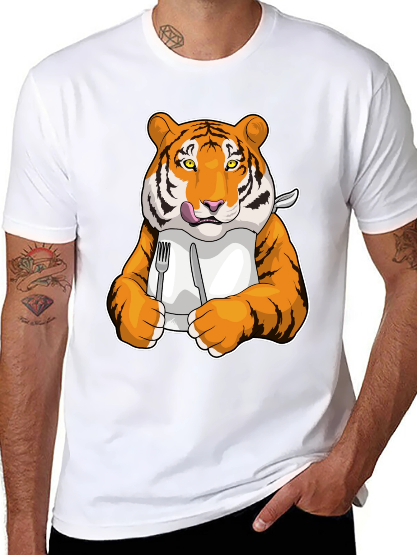 Tiger Ready to Eat Graphic Tee