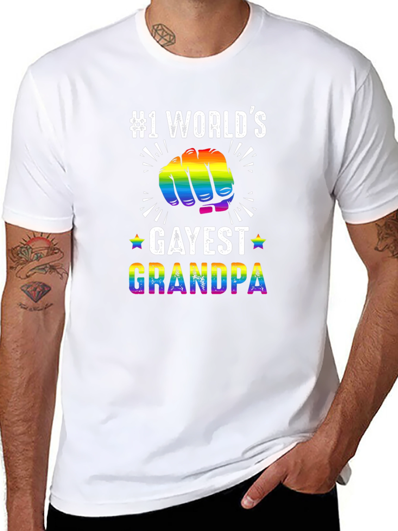 Worlds Gayest Grandpa T-Shirt