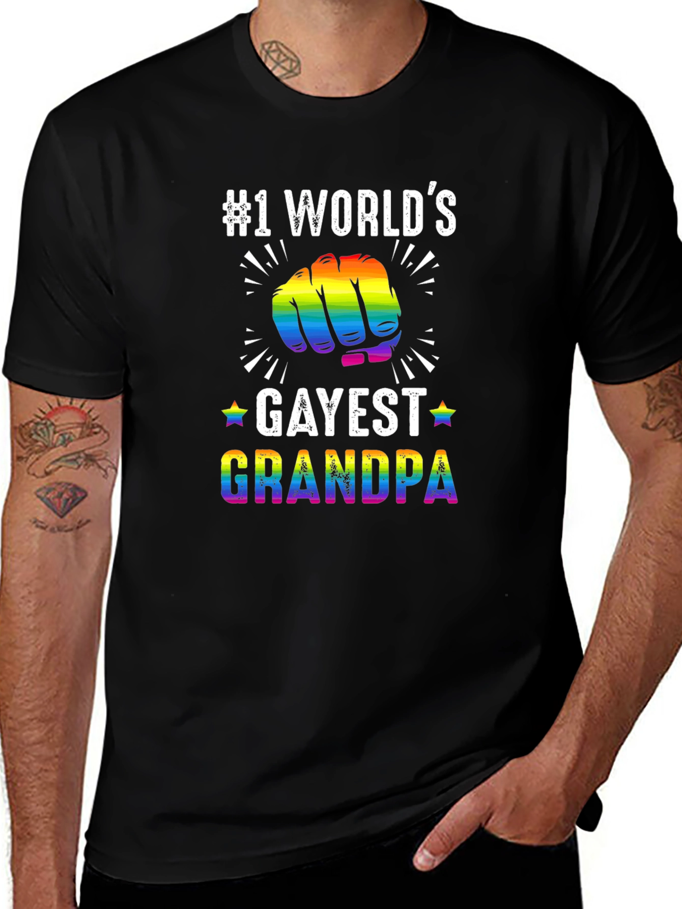 Worlds Gayest Grandpa T-Shirt