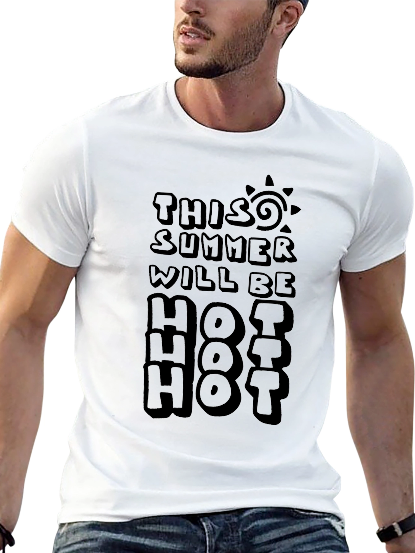 Summer Hot T-Shirt - Unisex Black Tee
