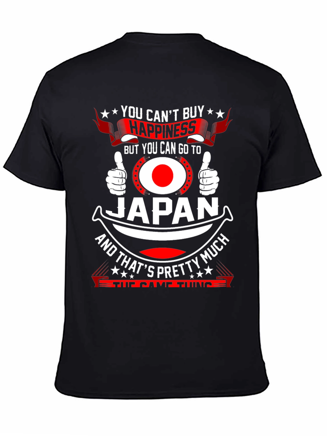 Japan Happiness Graphic T-Shirt
