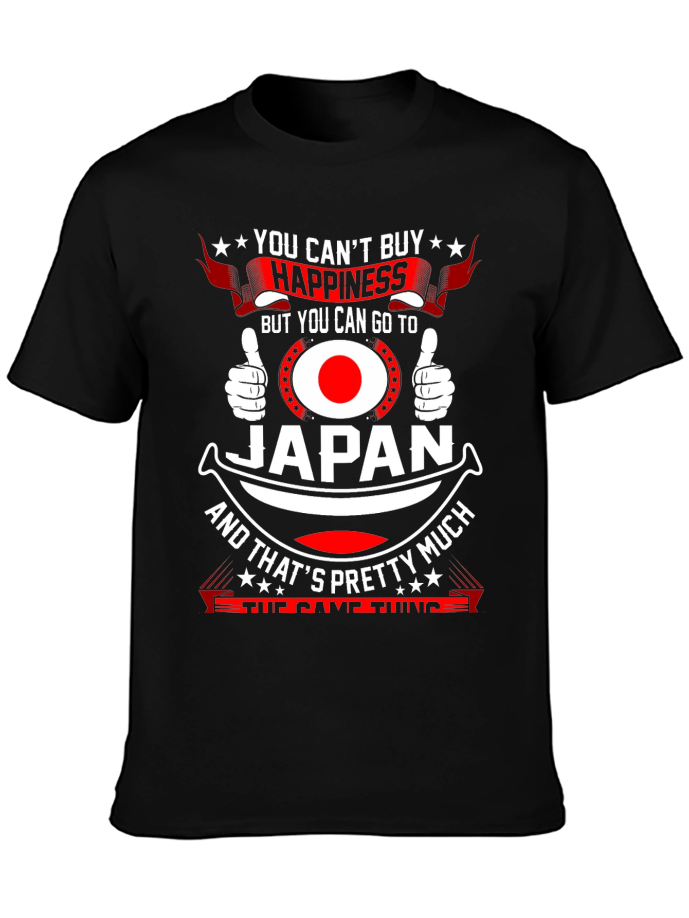 Japan Happiness Graphic T-Shirt