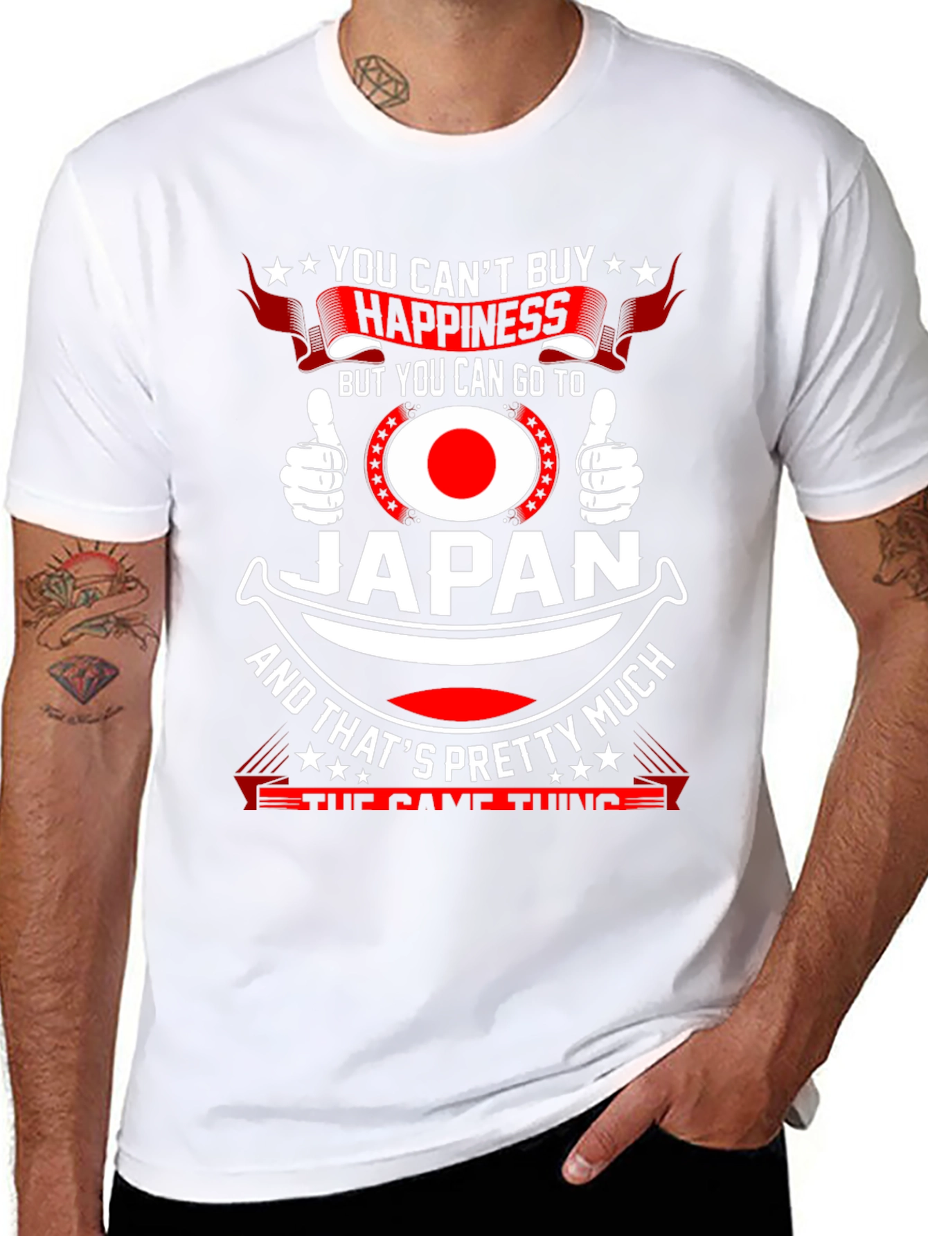 Japan Happiness Graphic T-Shirt