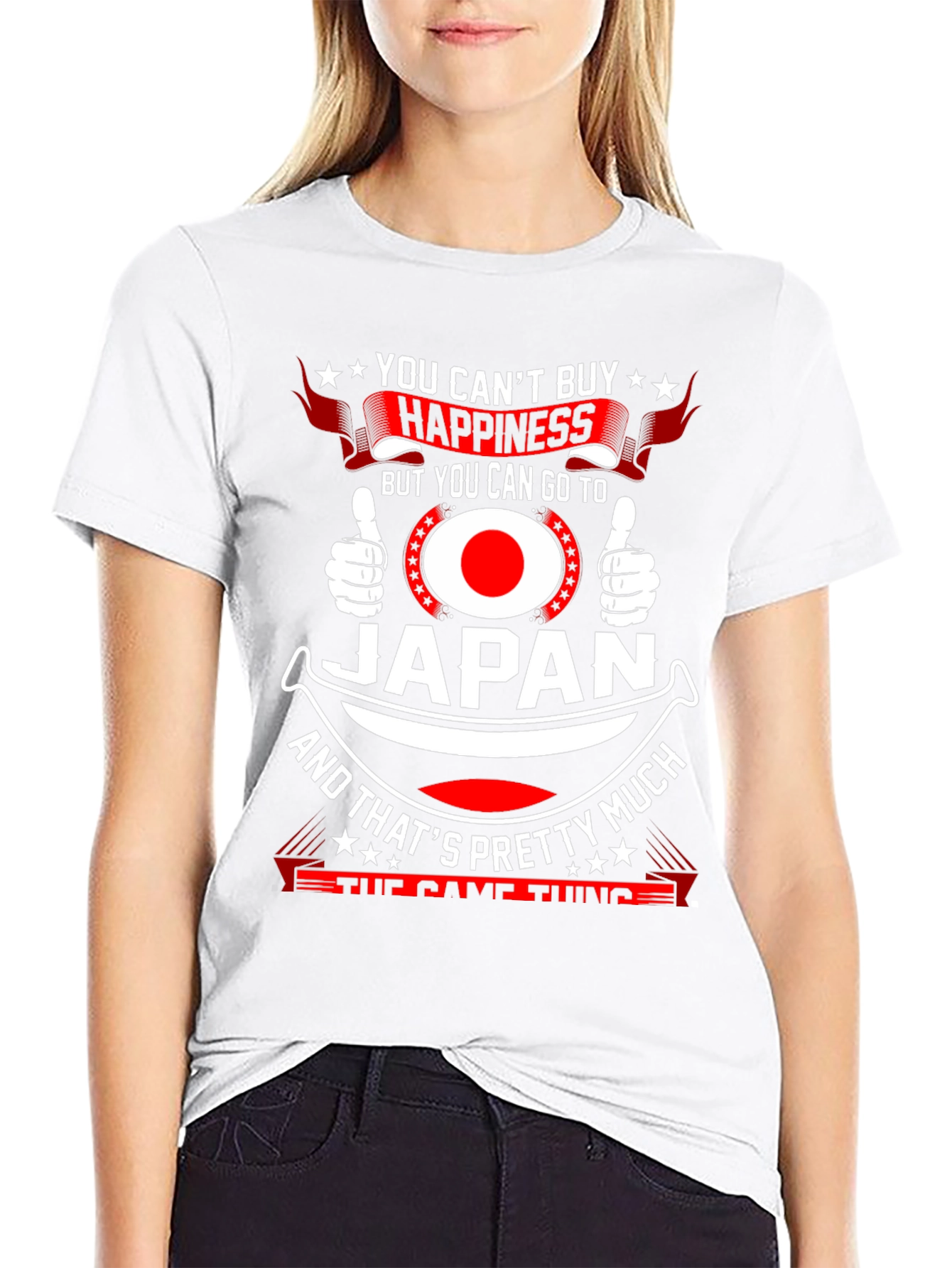 Japan Happiness Graphic T-Shirt