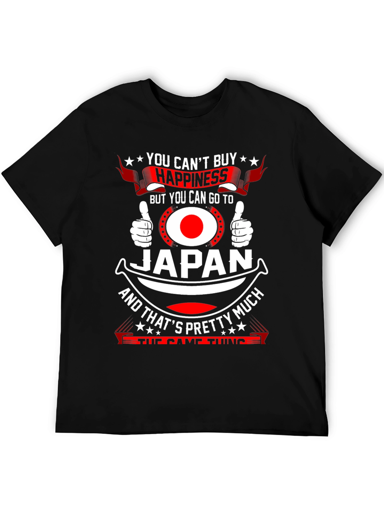 Japan Happiness Graphic T-Shirt