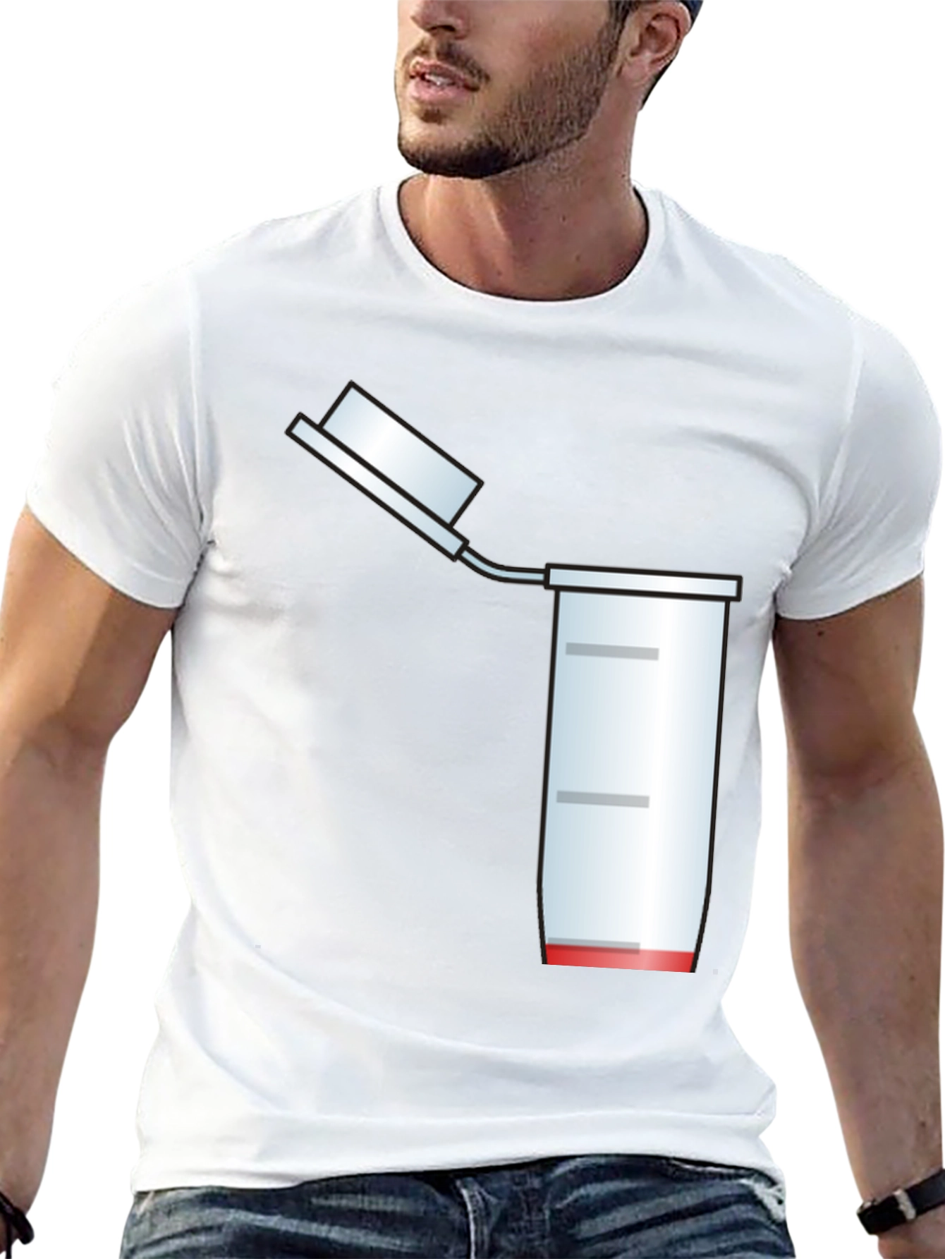 Funny Science T-Shirt: Lab Tube Humor