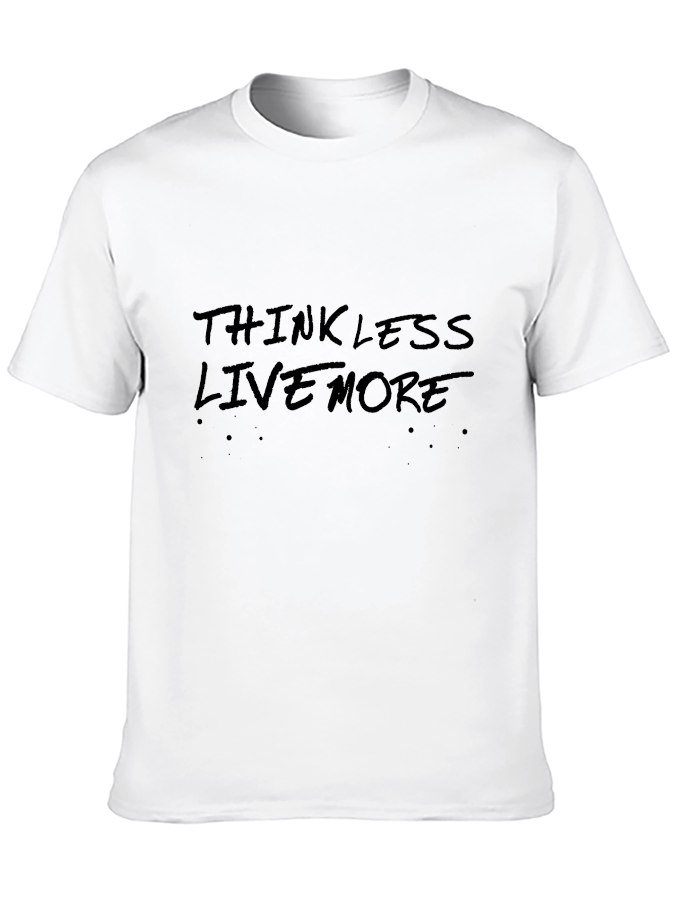 Thinkless Live More Graphic Tee - Black