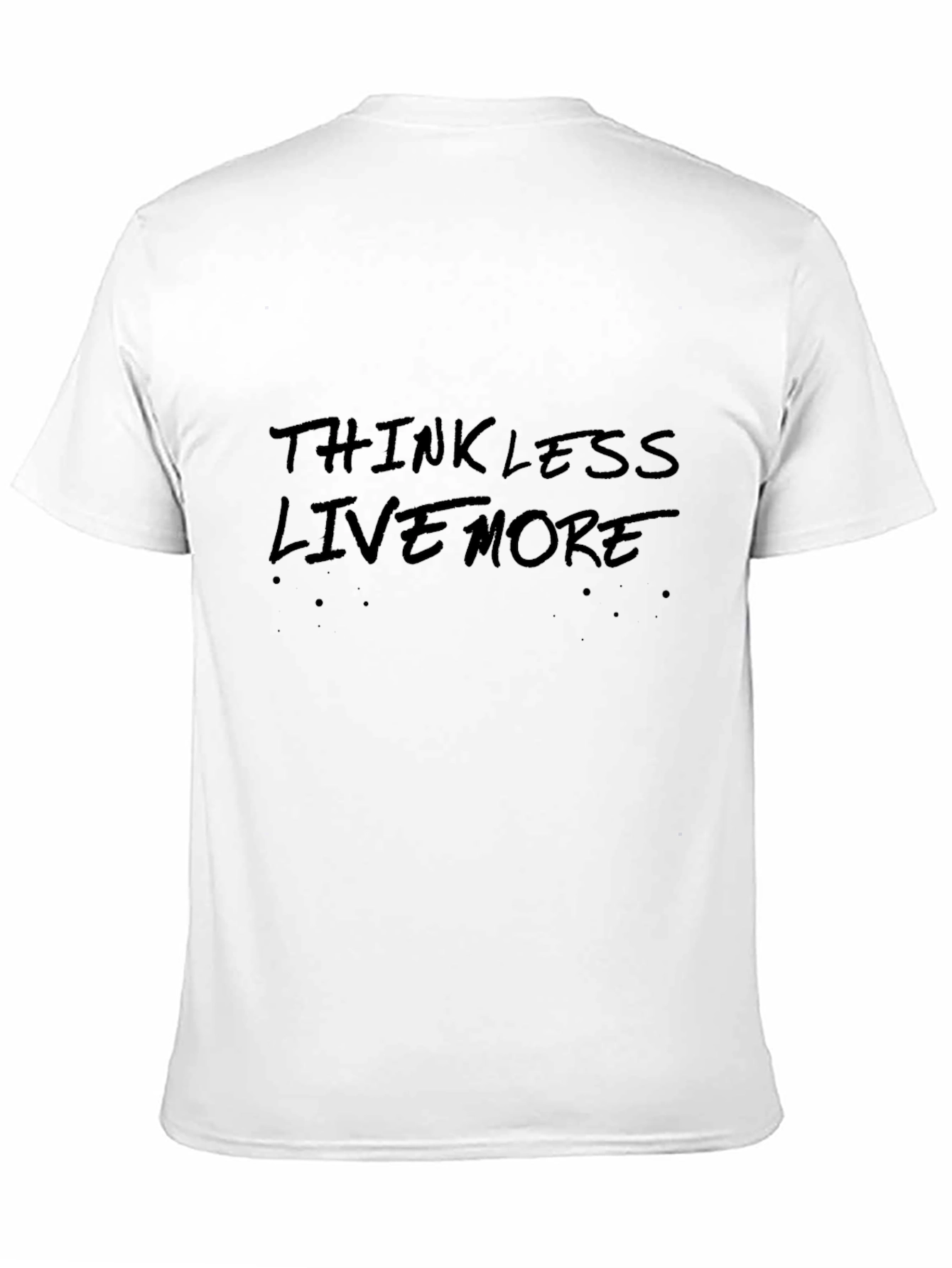 Thinkless Live More Graphic Tee - Black