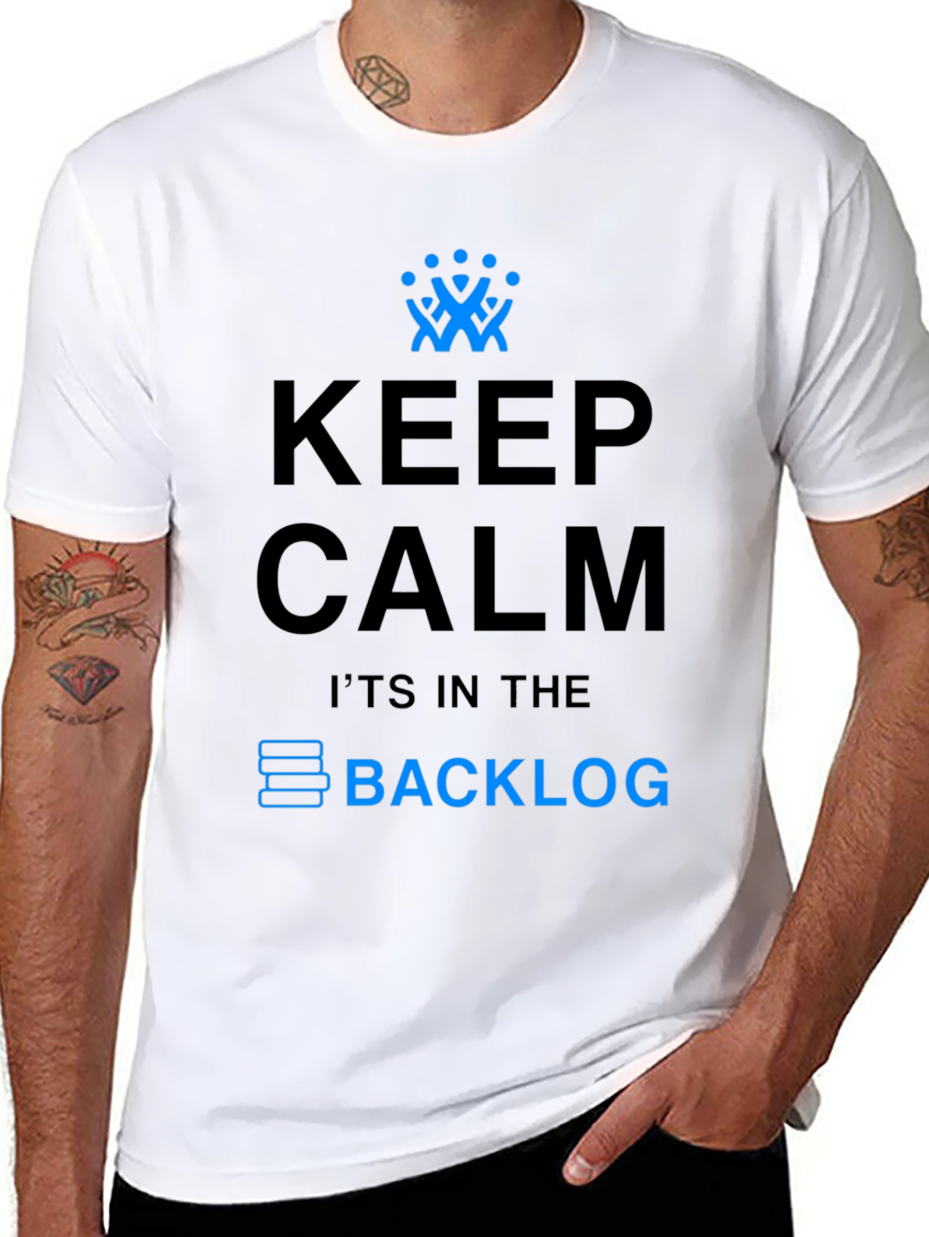 Keep Calm T-Shirt - Its in the Backlog