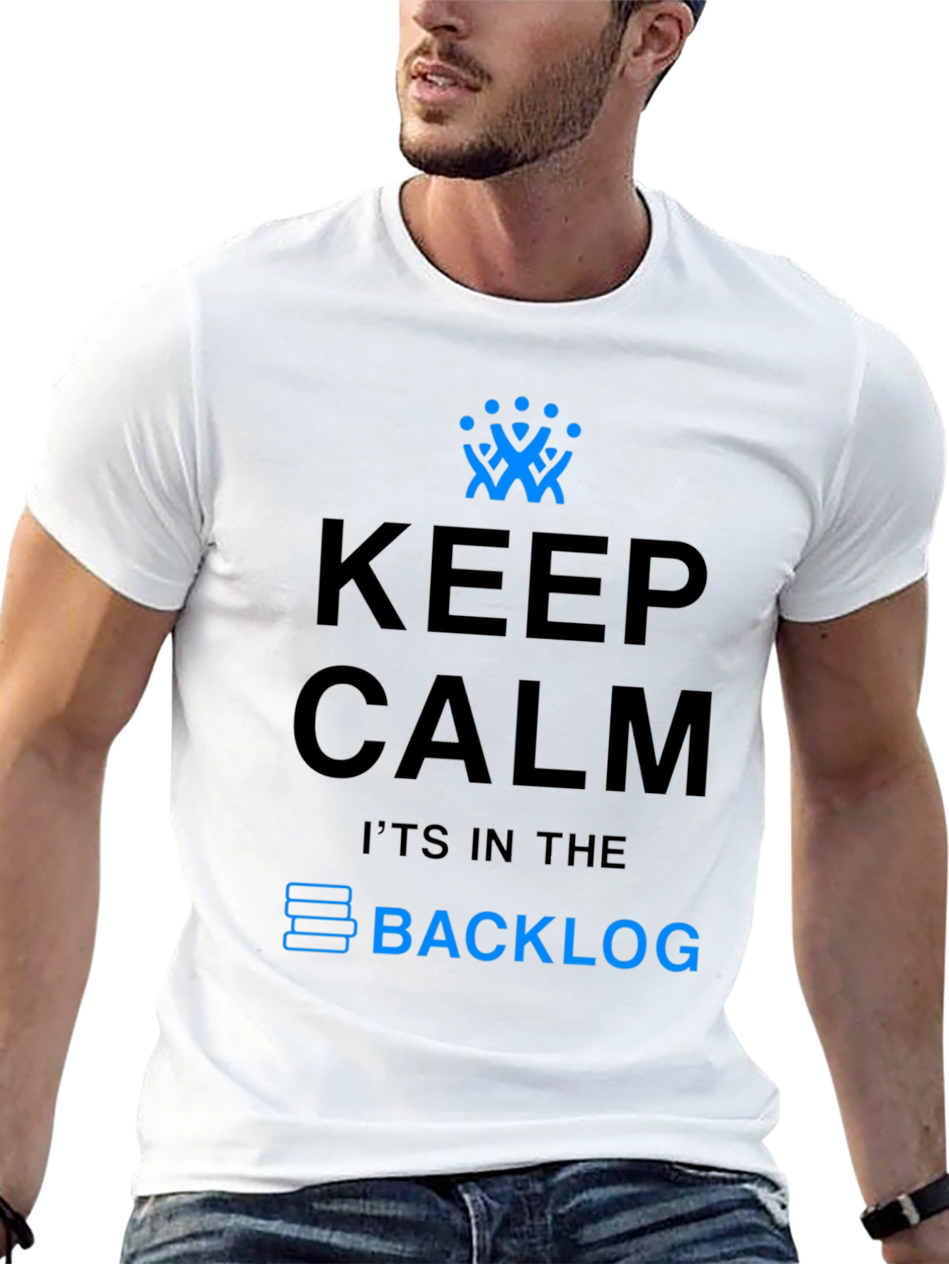 Keep Calm T-Shirt - Its in the Backlog
