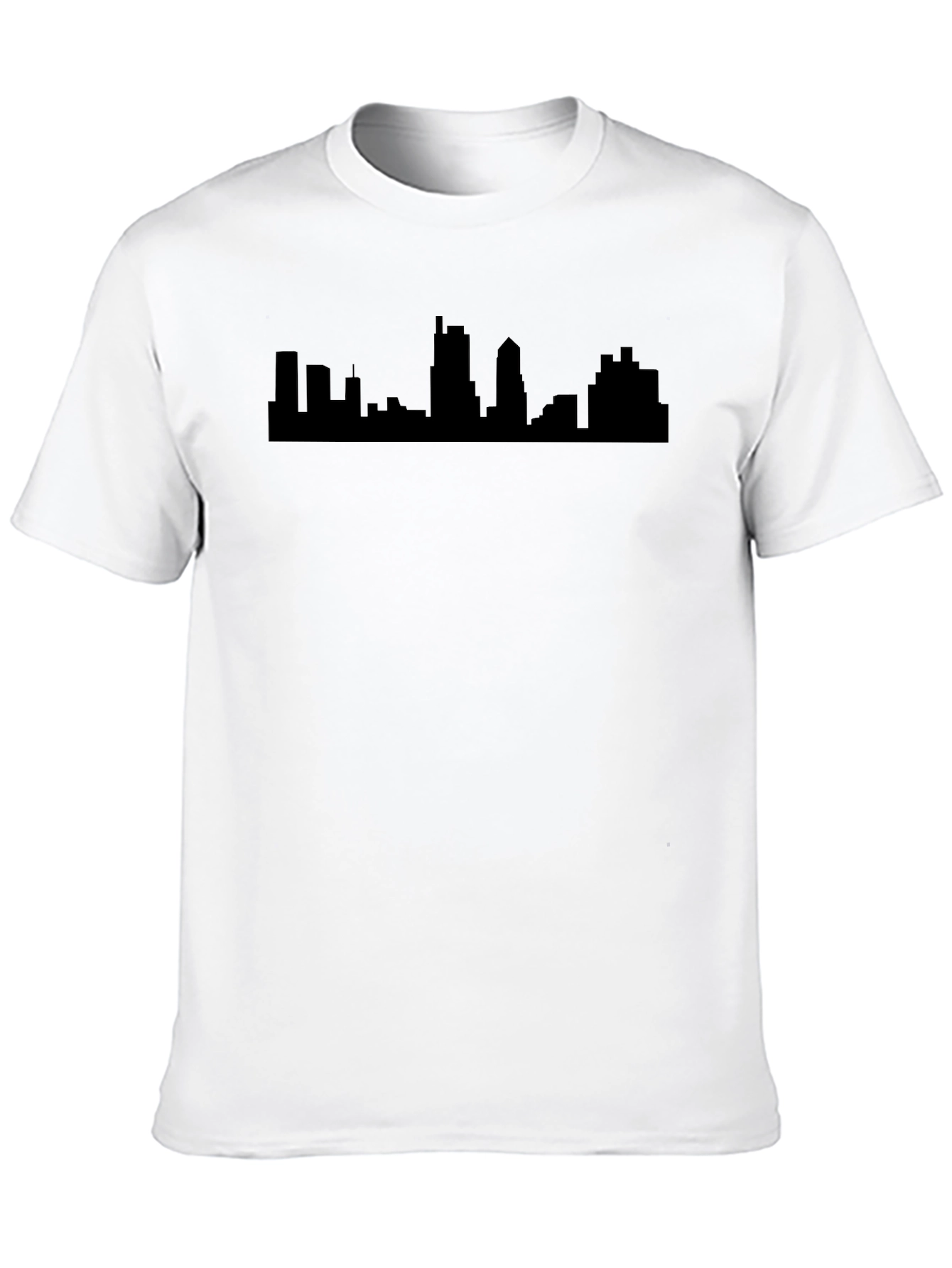 City Skyline Graphic Tee - Black