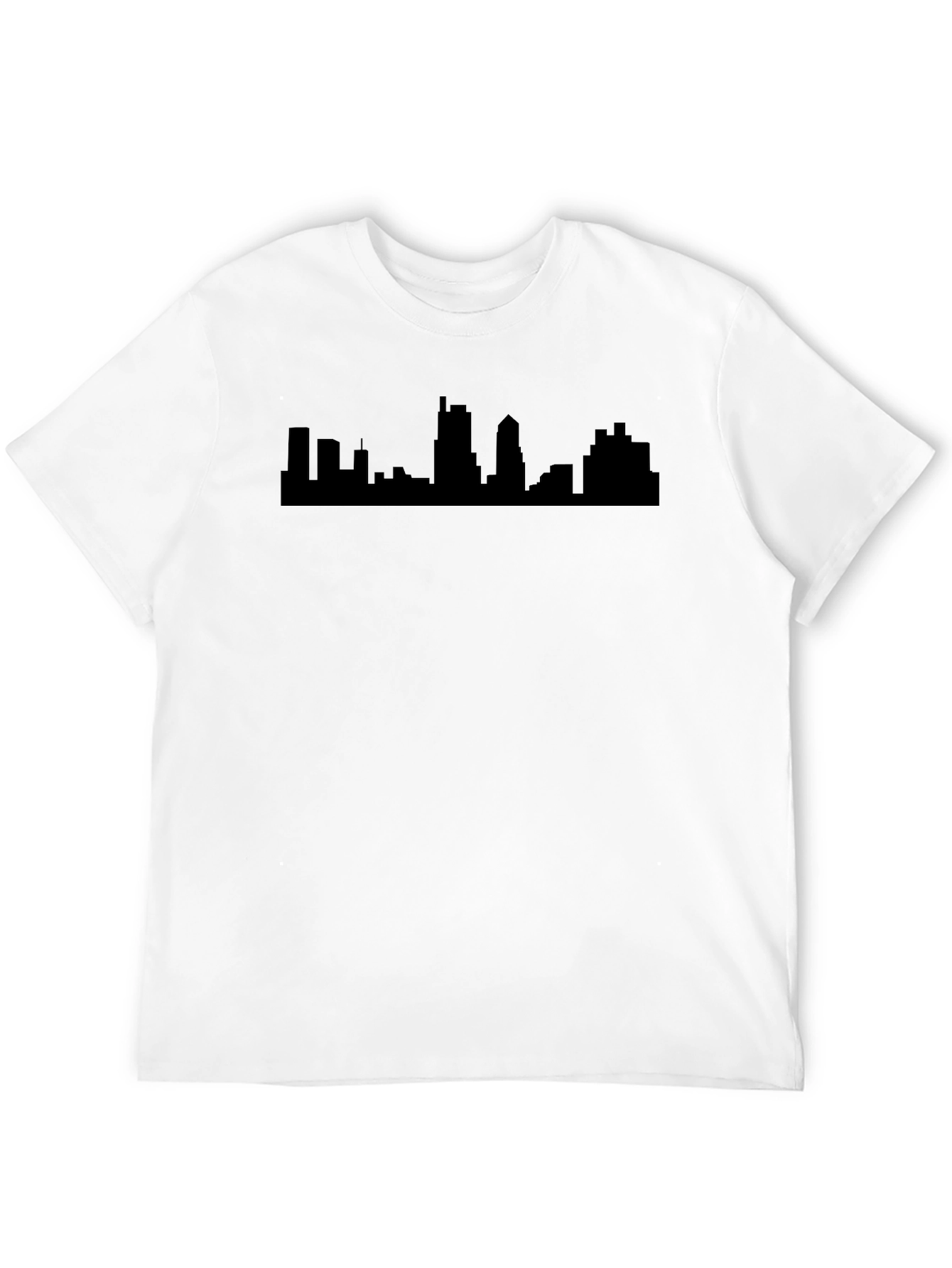 City Skyline Graphic Tee - Black