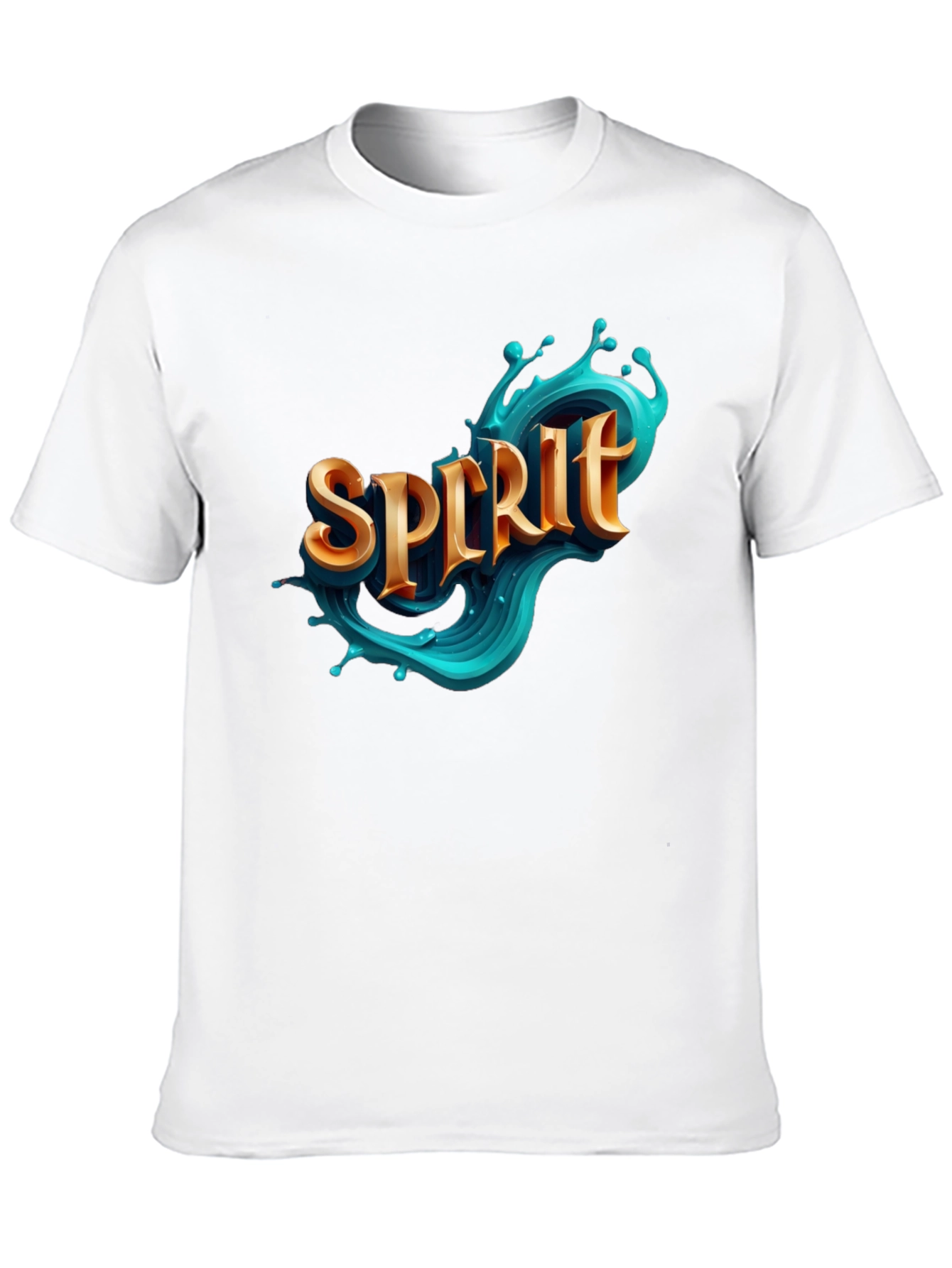 Spirit Graphic Black T-Shirt - Unique Design