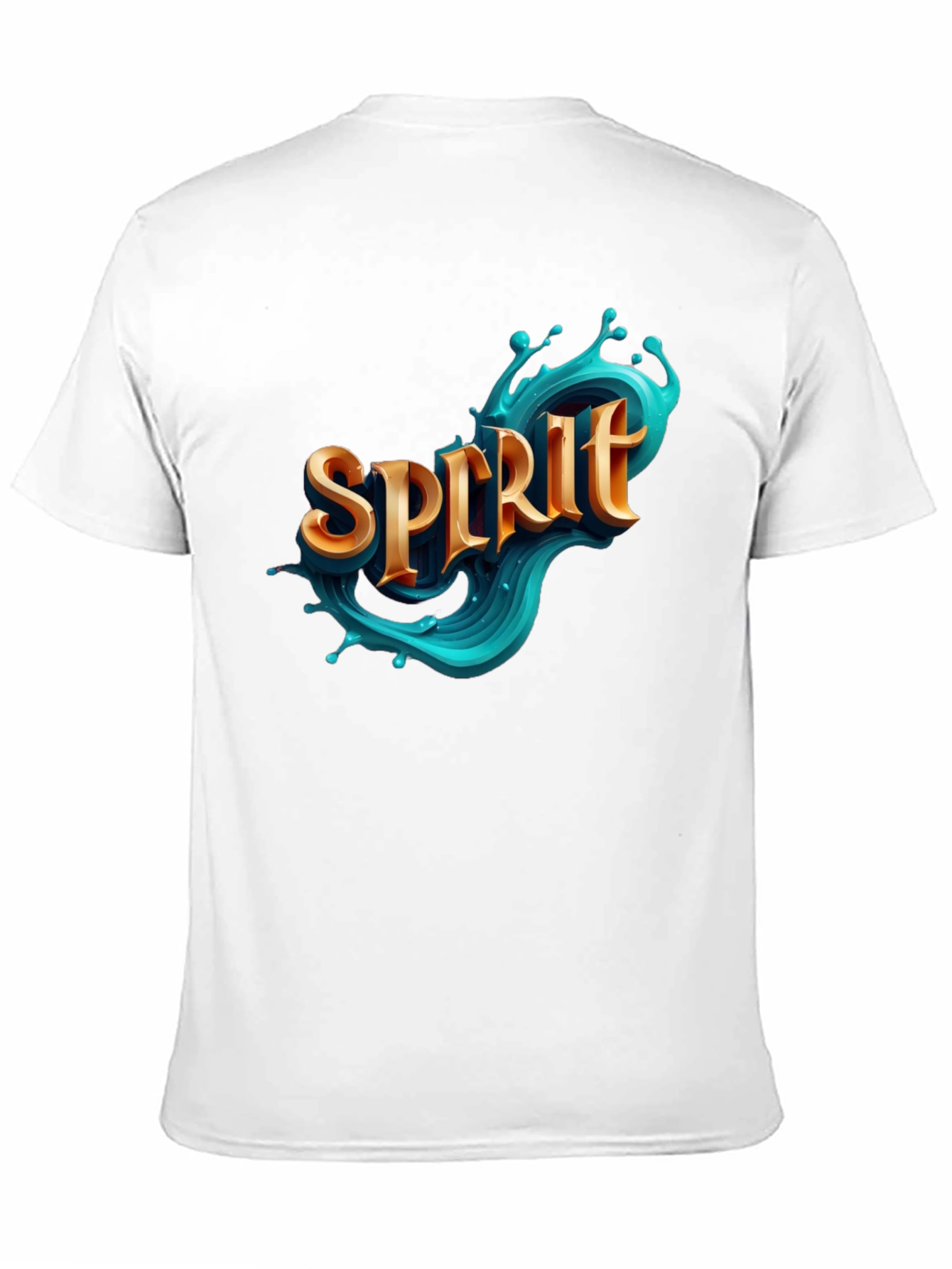 Spirit Graphic Black T-Shirt - Unique Design