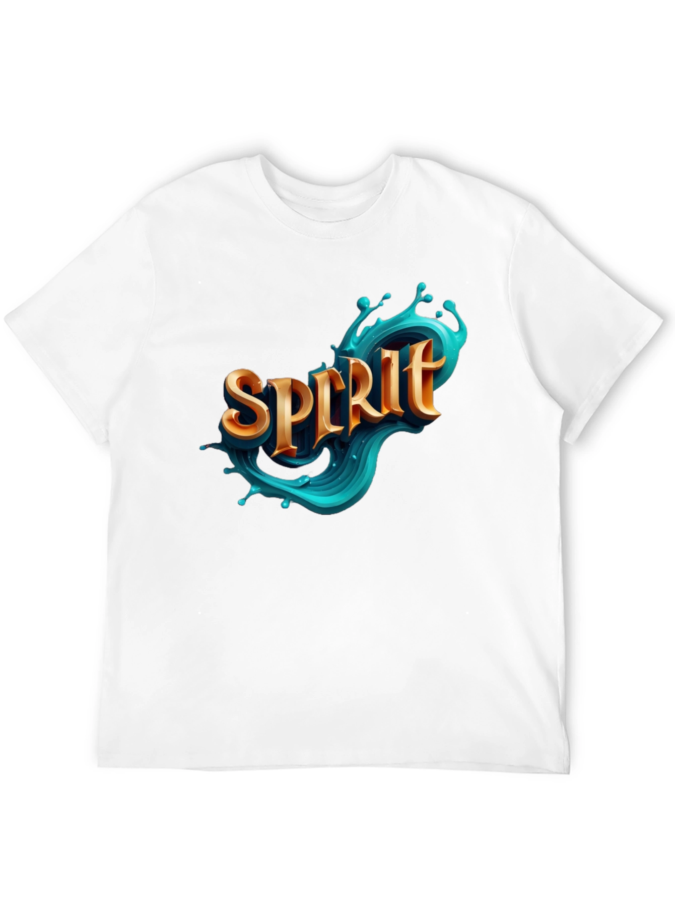 Spirit Graphic Black T-Shirt - Unique Design