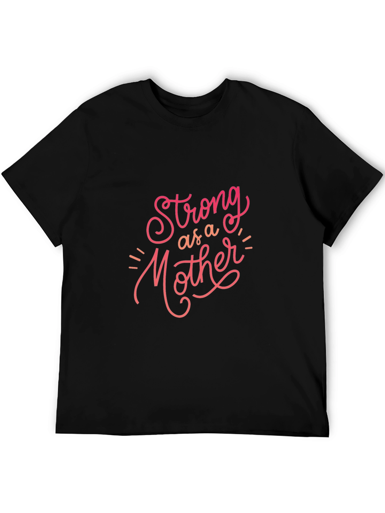 Strong as a Mother Graphic Tee - Black