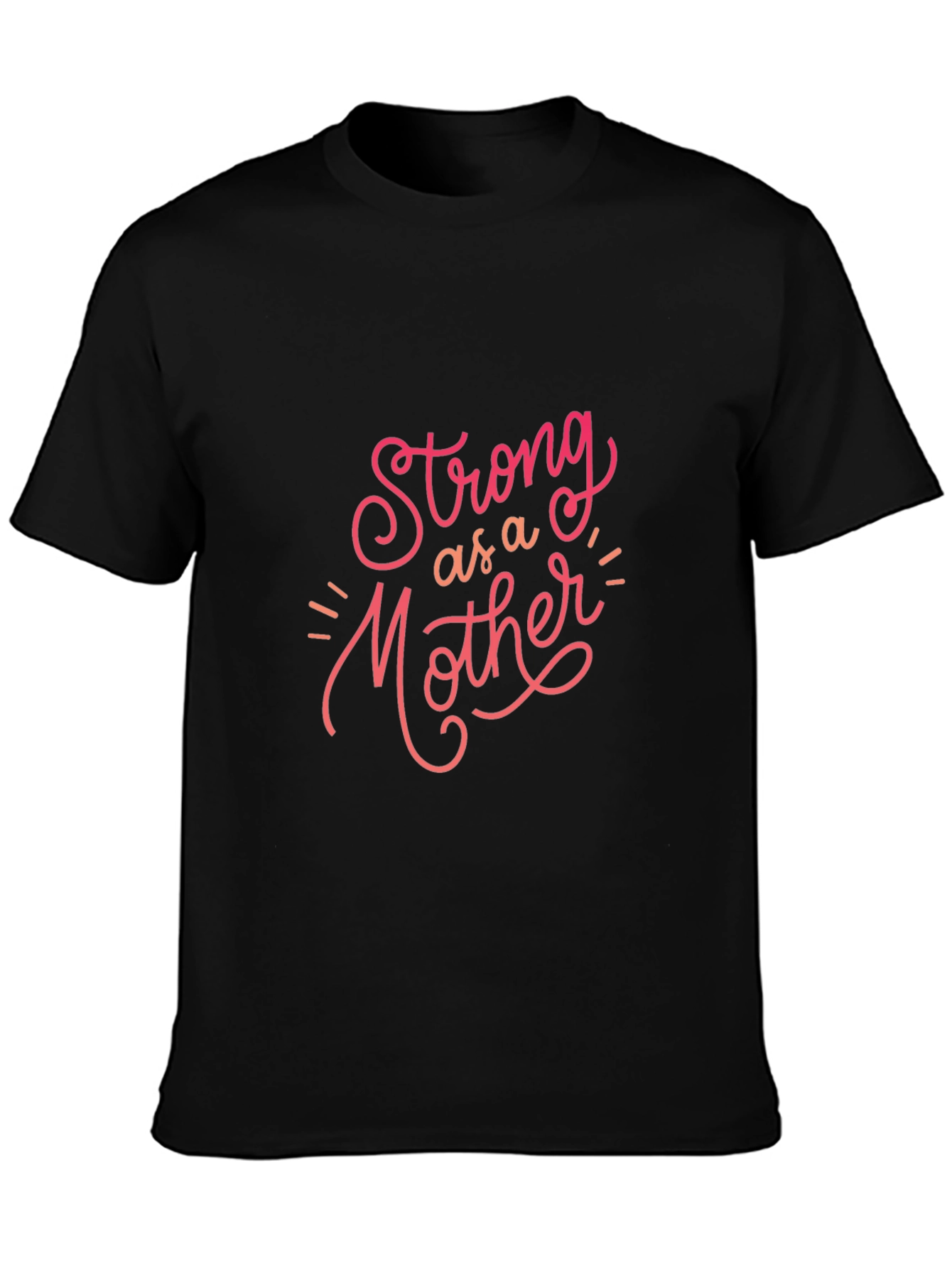 Strong as a Mother Graphic Tee - Black