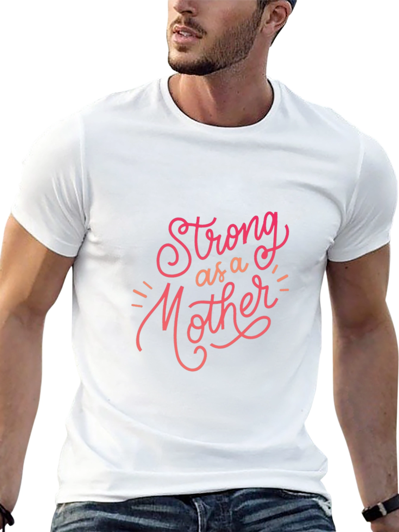 Strong as a Mother Graphic Tee - Black