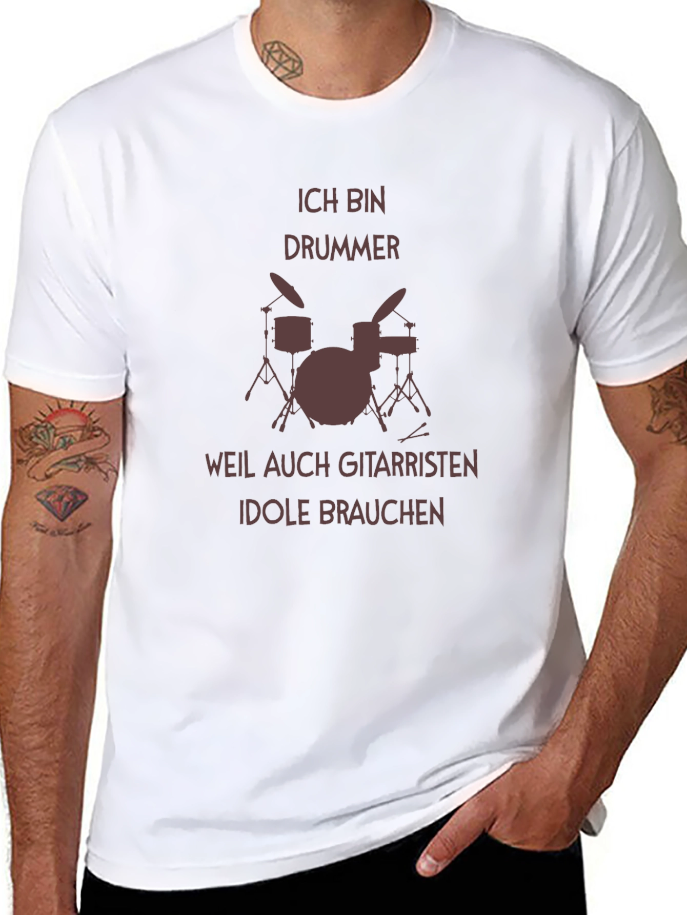 Ich Bin Drummer T-Shirt - Band Music Tee