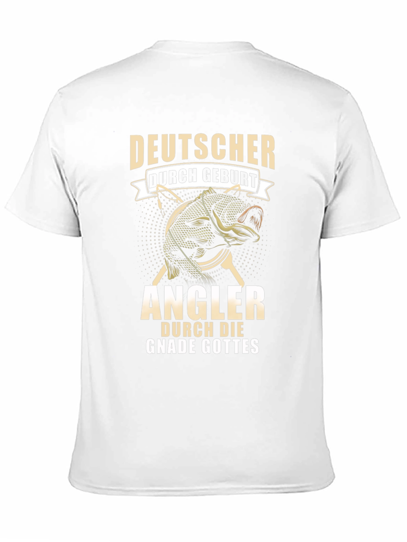 German Fisherman T-Shirt: Deutscher Angler Design