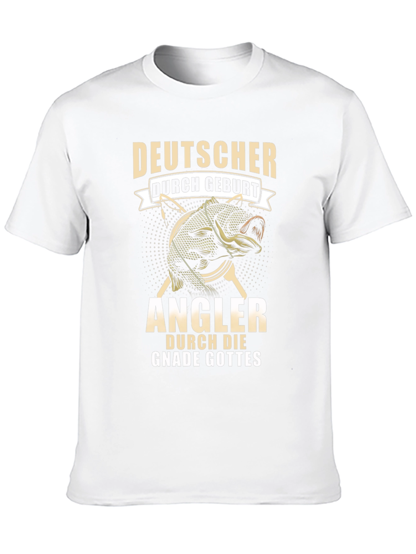 German Fisherman T-Shirt: Deutscher Angler Design