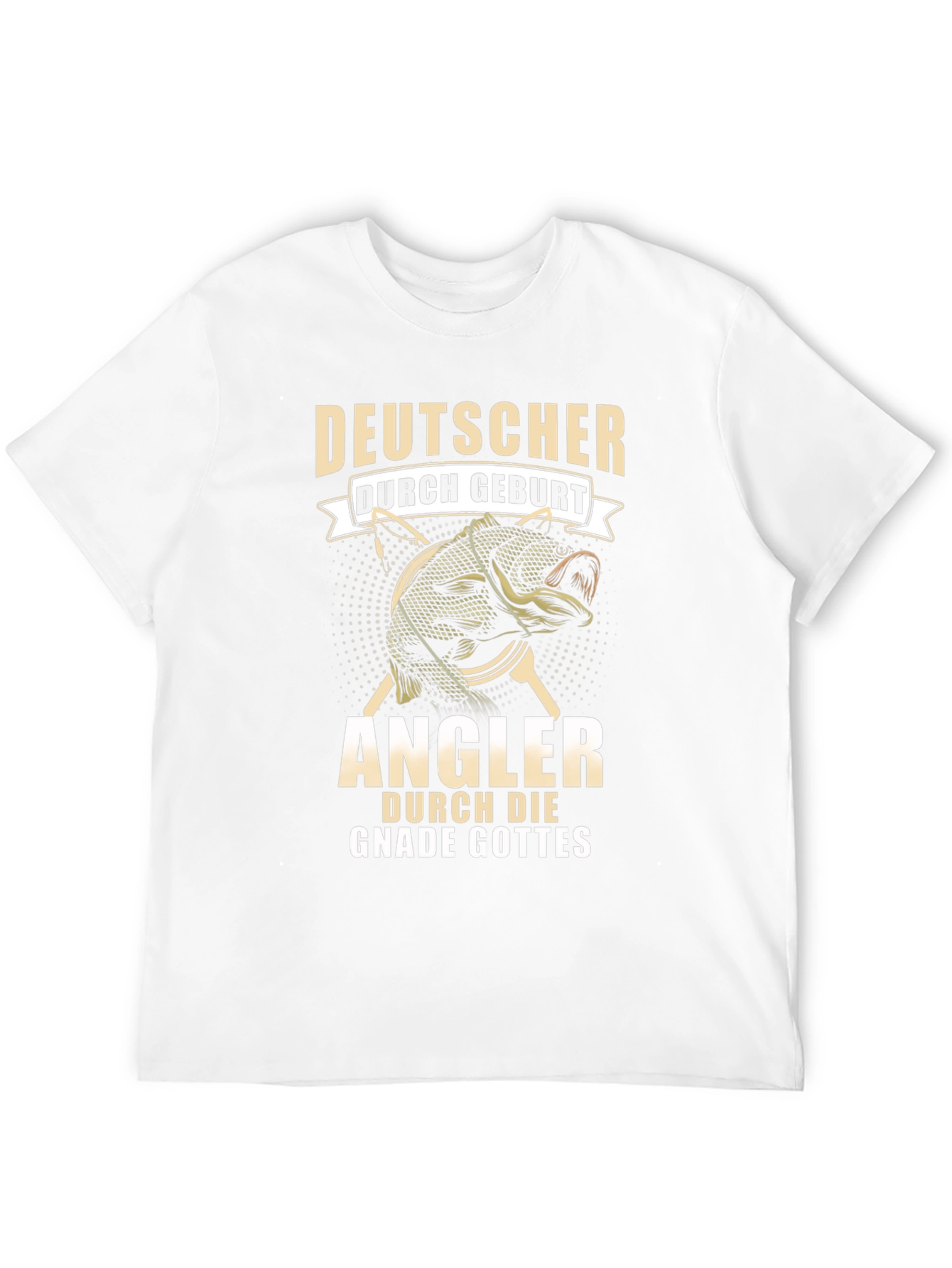 German Fisherman T-Shirt: Deutscher Angler Design