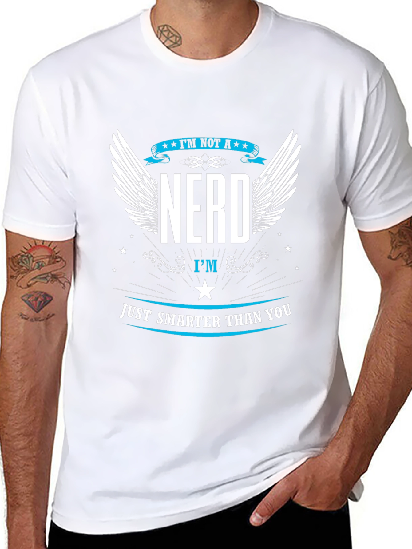Im Not A Nerd Graphic T-Shirt