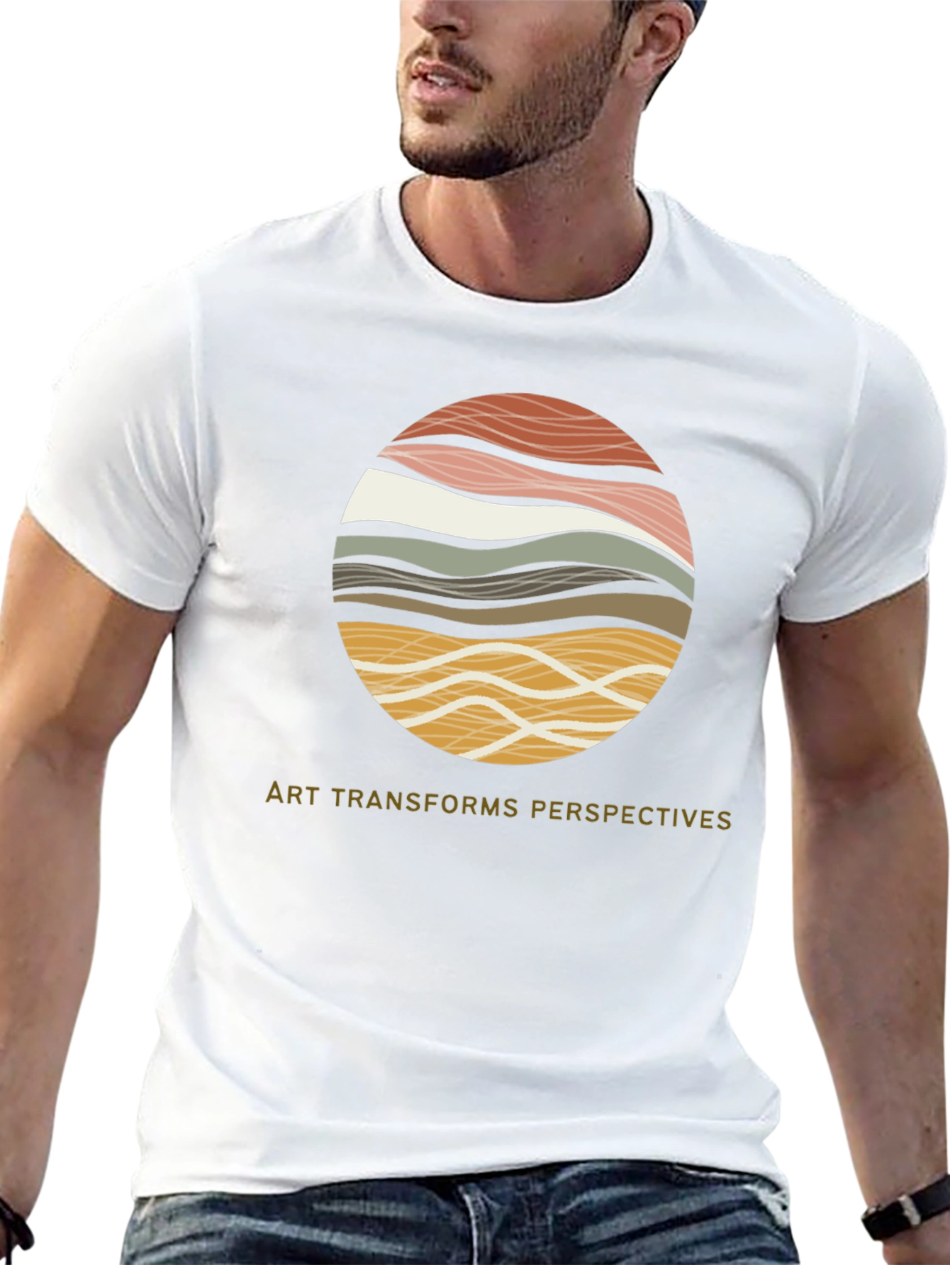 Art Transforms Perspectives Graphic Tee