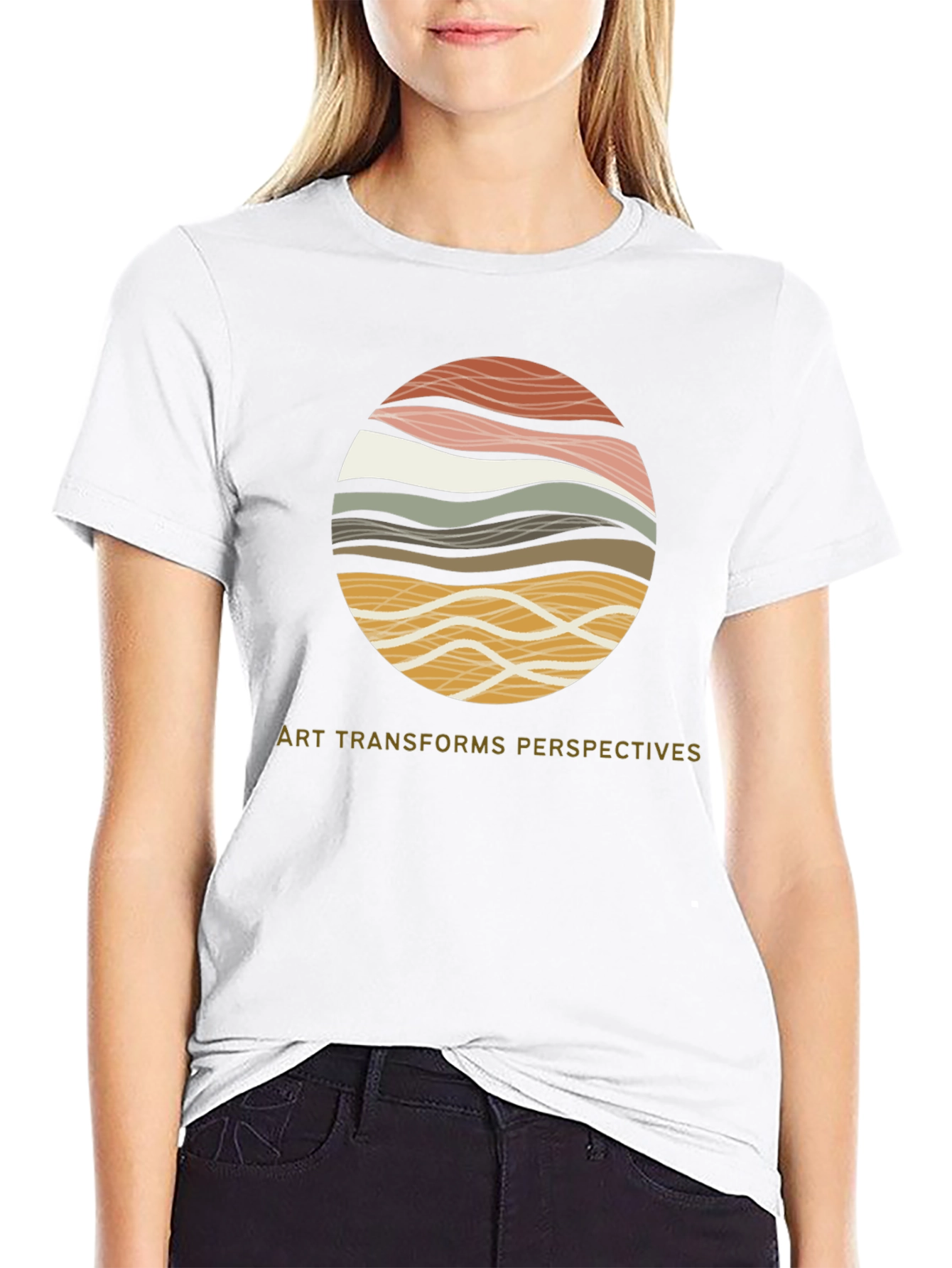Art Transforms Perspectives Graphic Tee