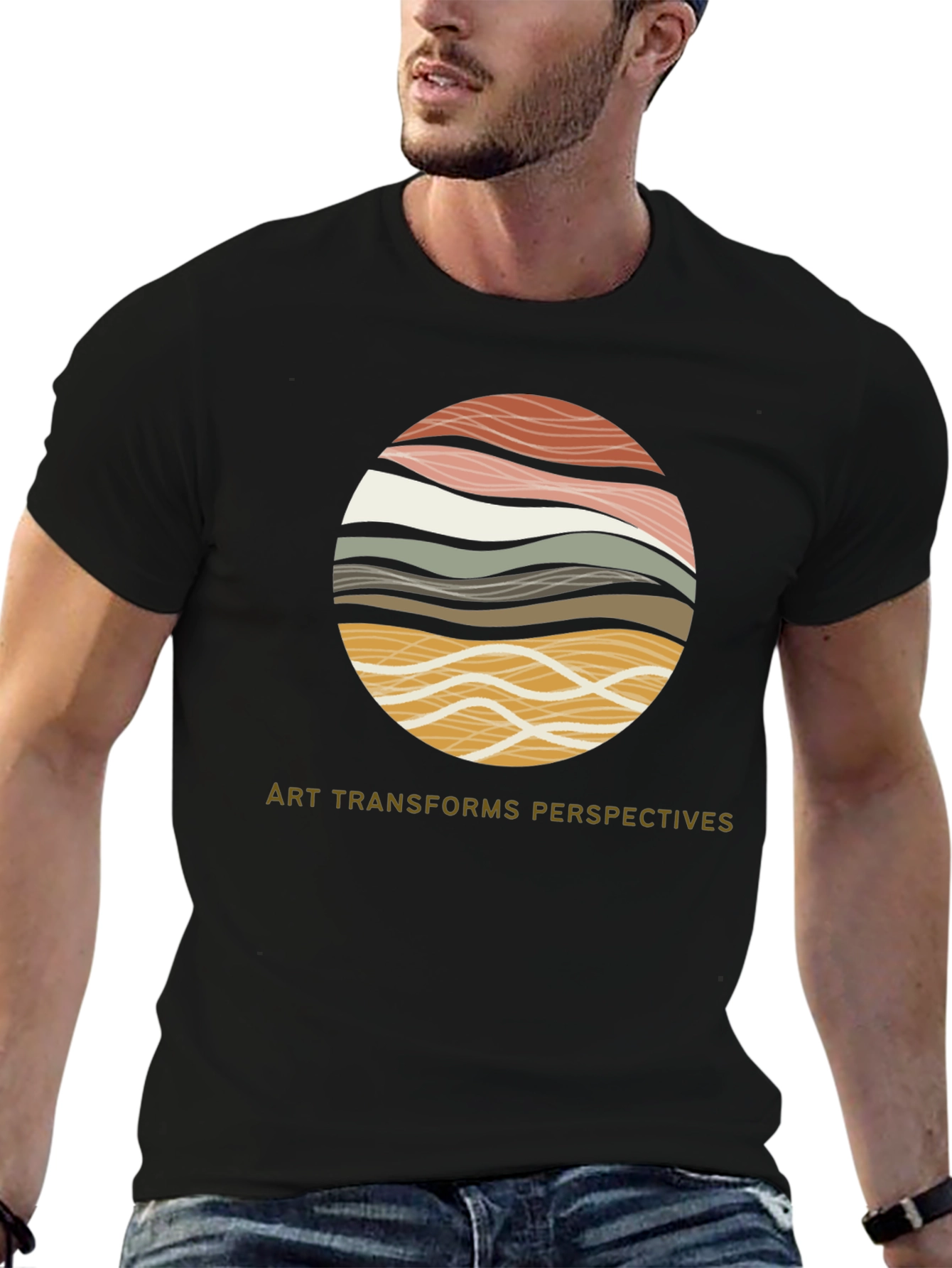 Art Transforms Perspectives Graphic Tee