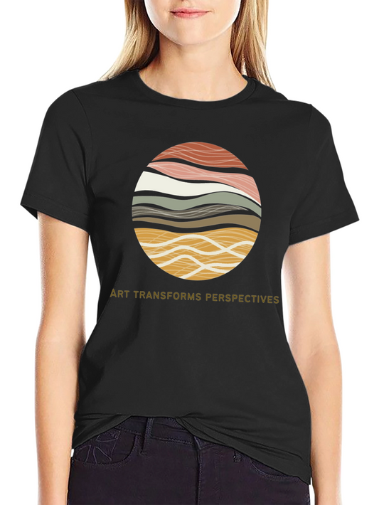Art Transforms Perspectives Graphic Tee
