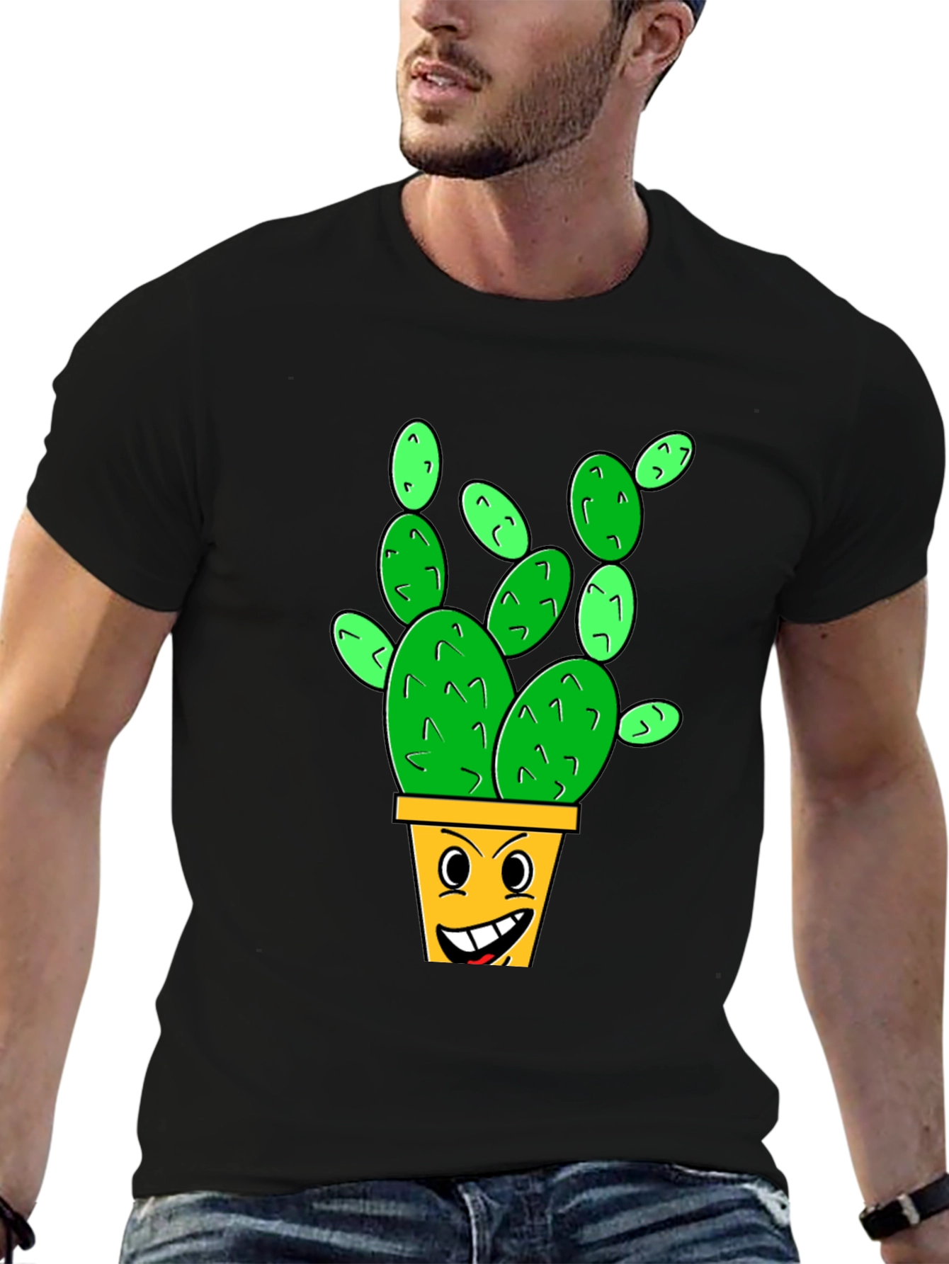 Smiling Cactus Graphic Tee