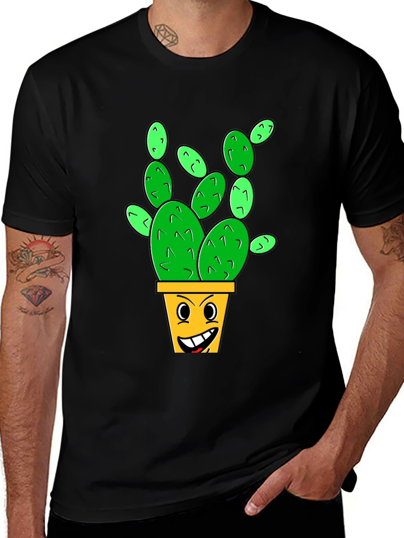 Smiling Cactus Graphic Tee