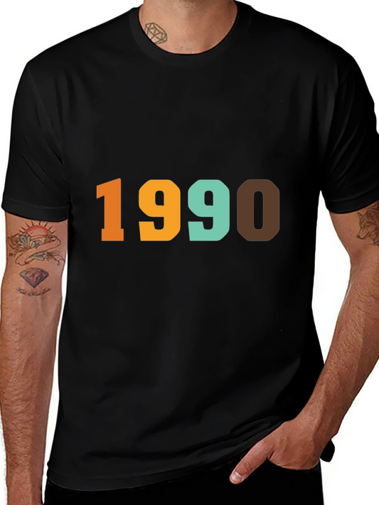Retro 1990 T-Shirt - Vintage Style Birthday Tee