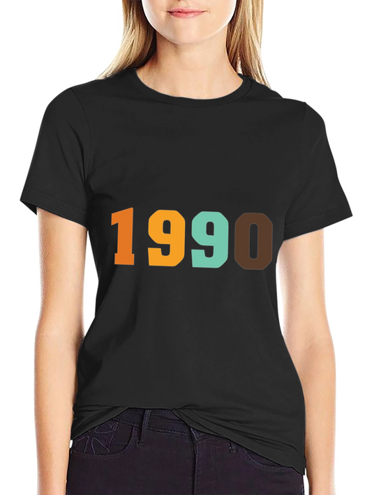 Retro 1990 T-Shirt - Vintage Style Birthday Tee
