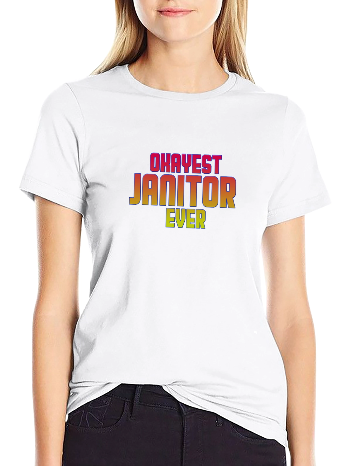 Okayest Janitor Ever Graphic Tee