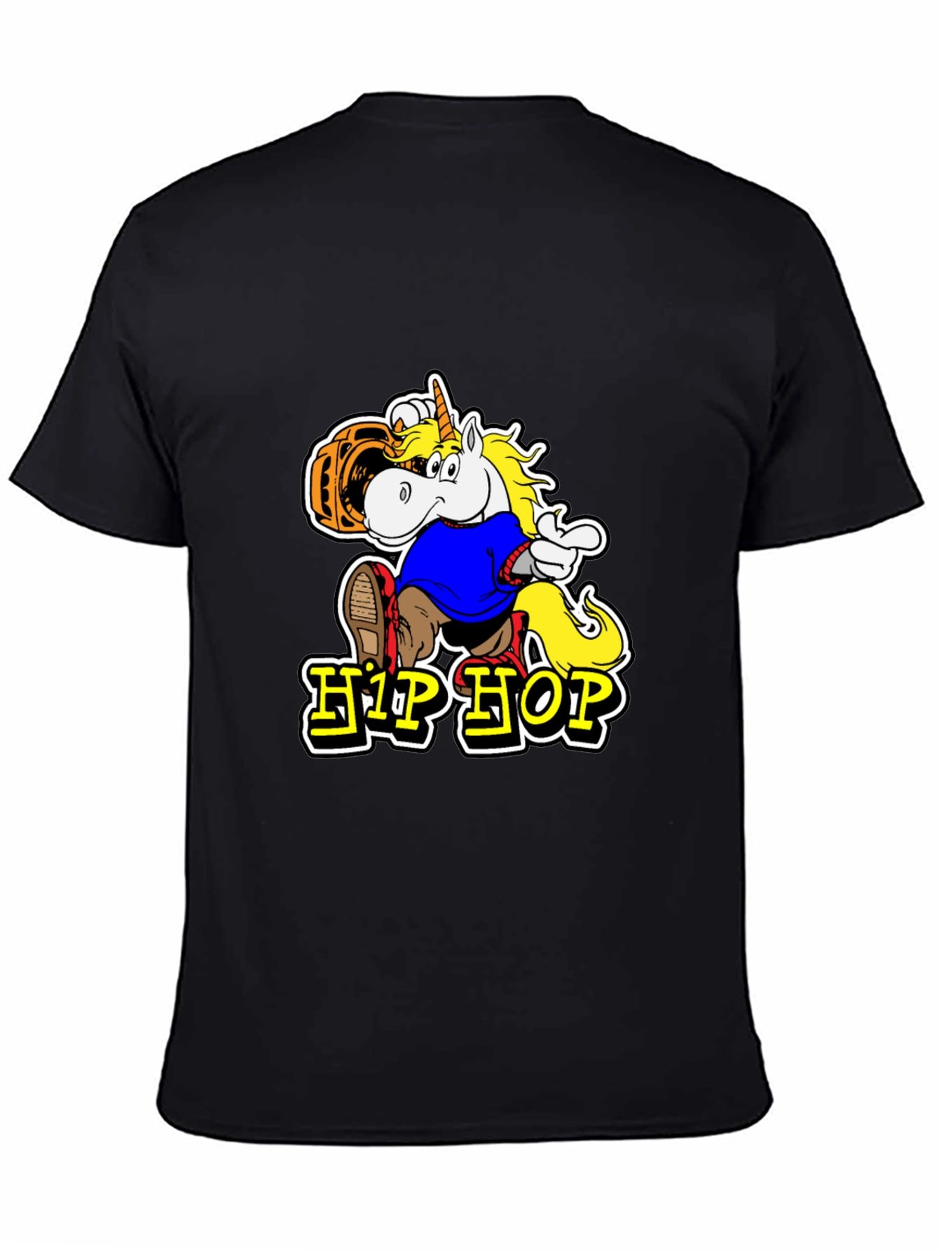 Hip Hop Unicorn Graphic T-Shirt