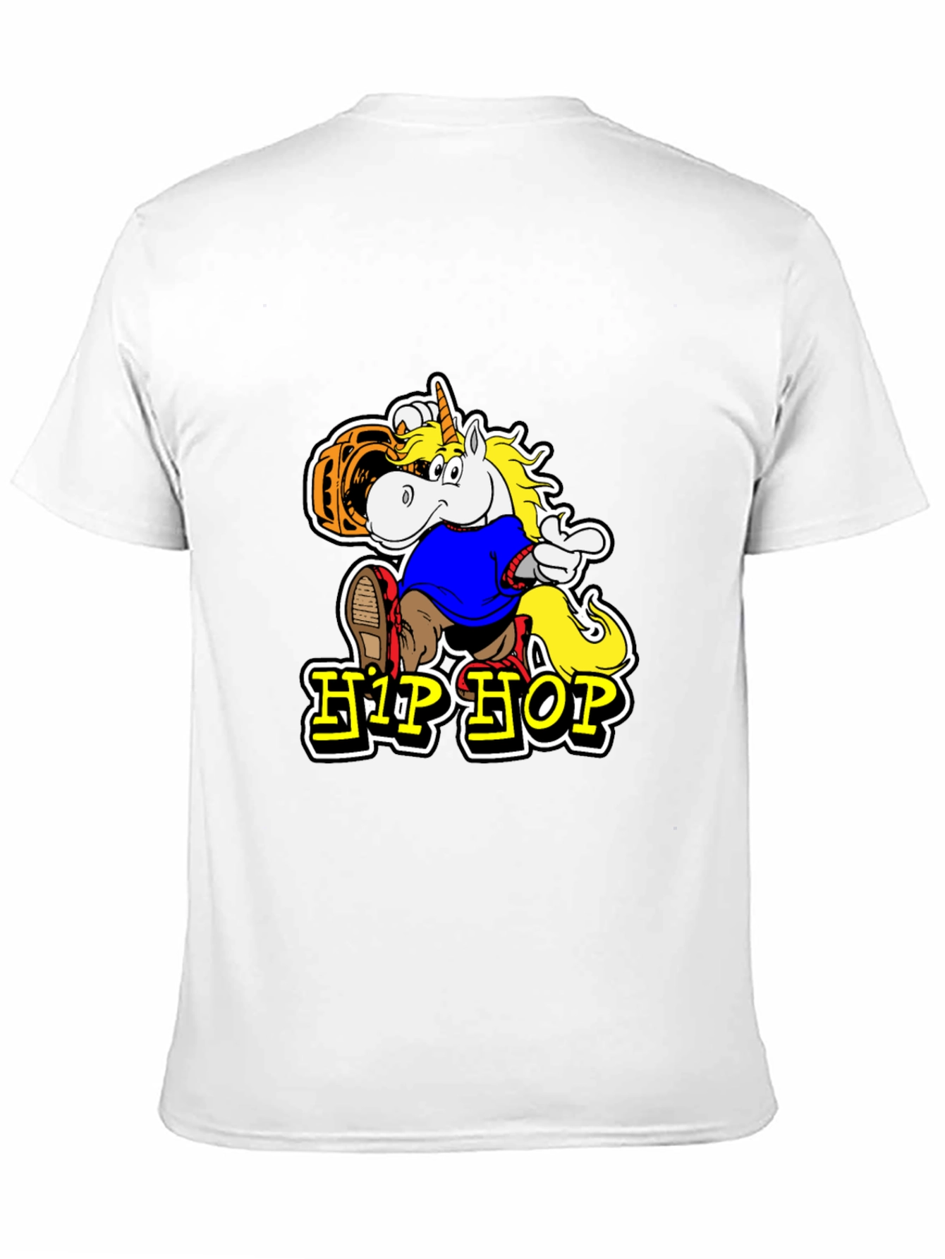 Hip Hop Unicorn Graphic T-Shirt