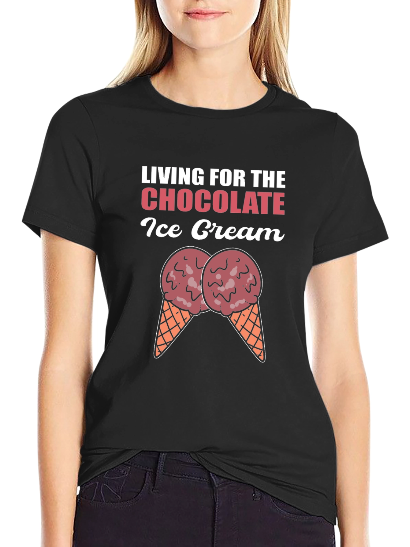 Chocolate Ice Cream Graphic Tee