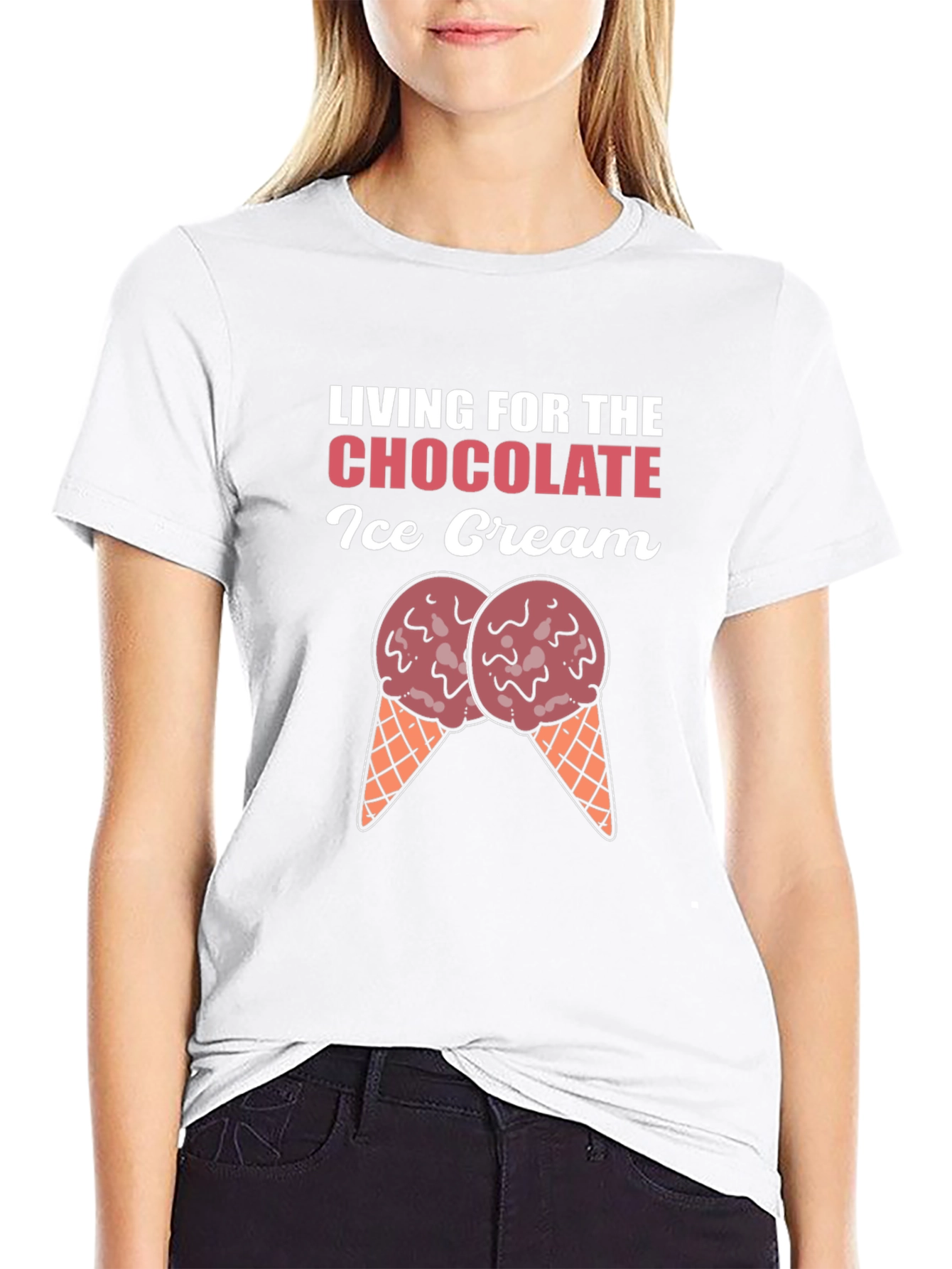 Chocolate Ice Cream Graphic Tee