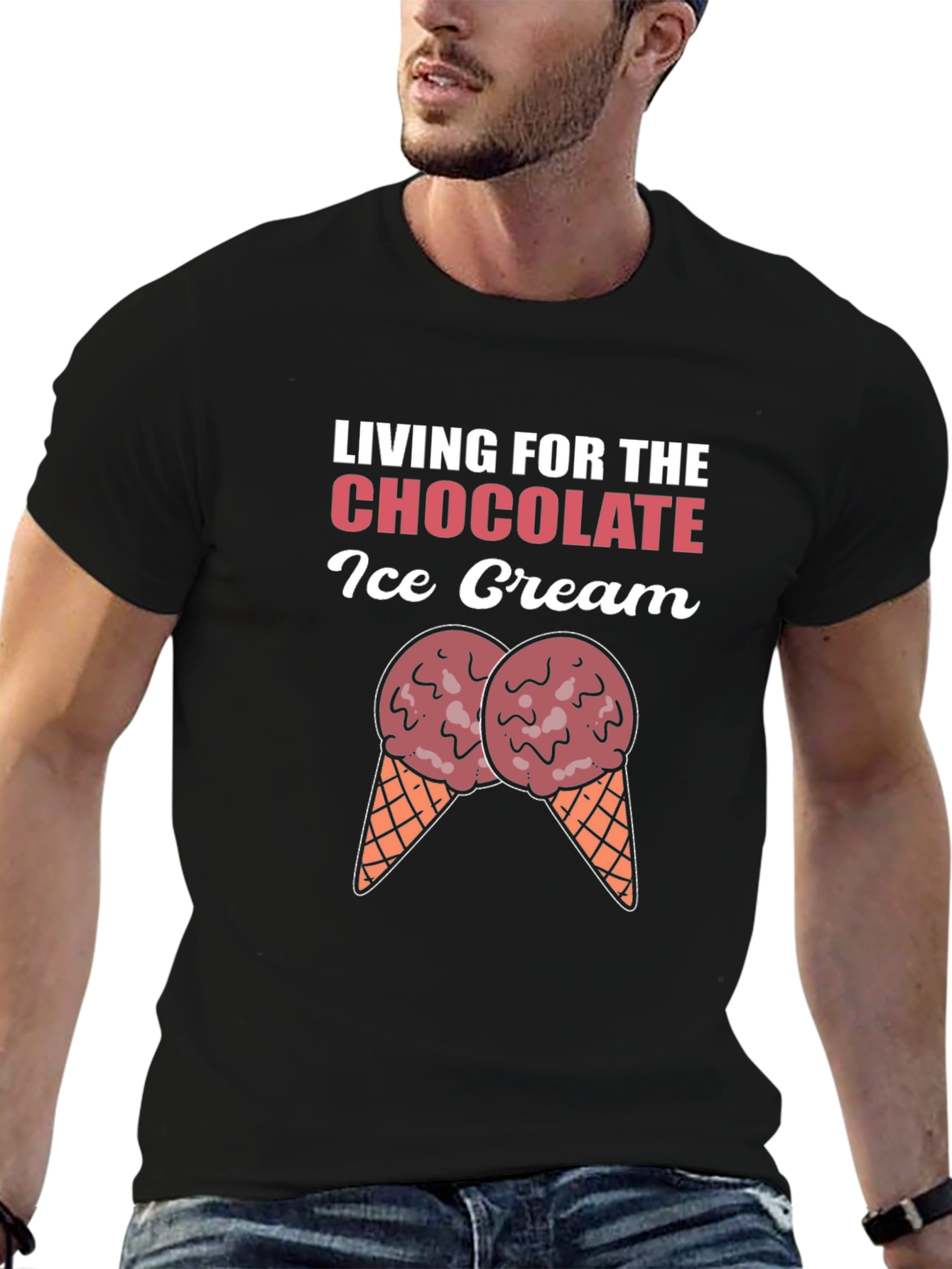 Chocolate Ice Cream Graphic Tee