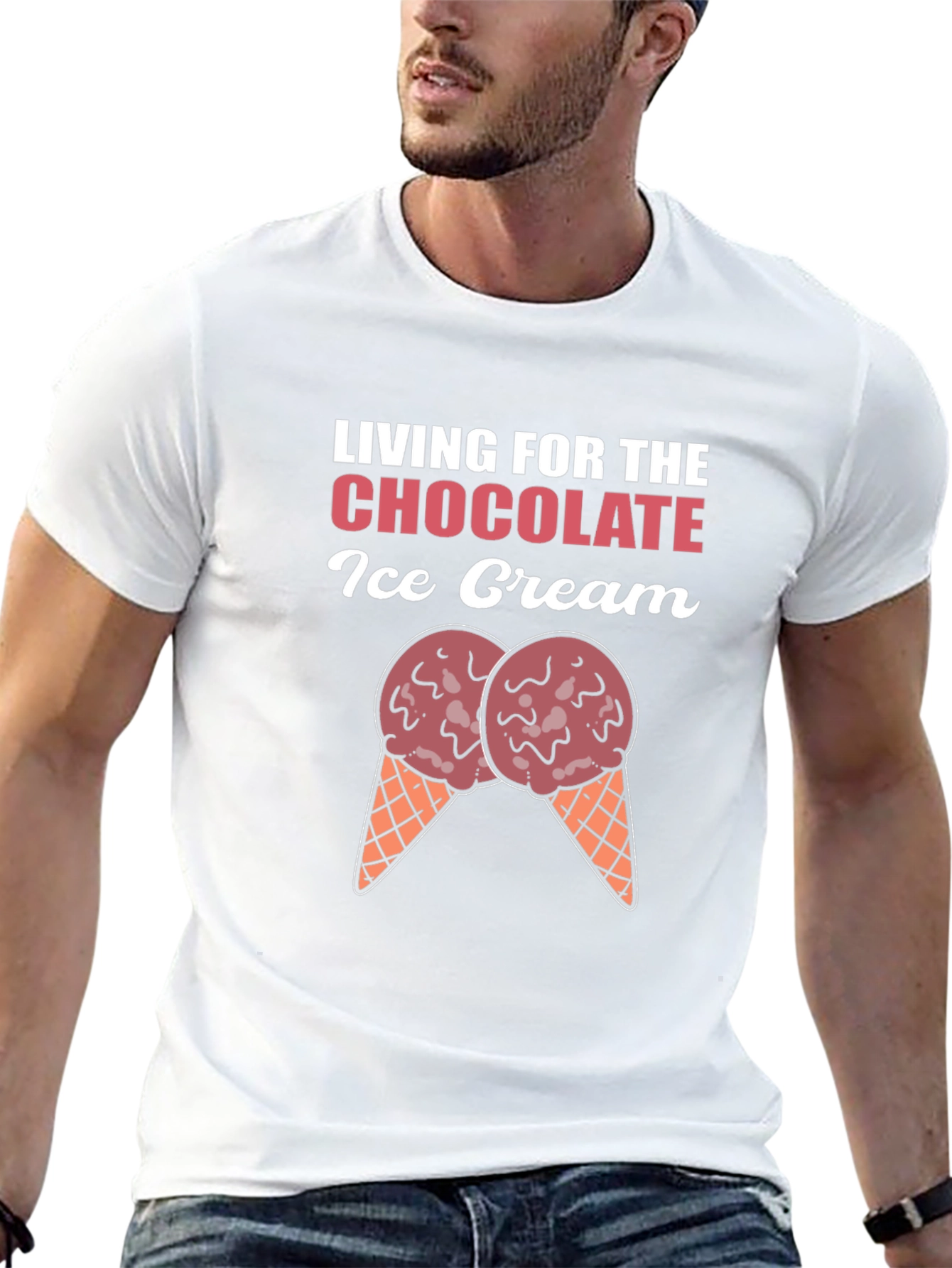 Chocolate Ice Cream Graphic Tee