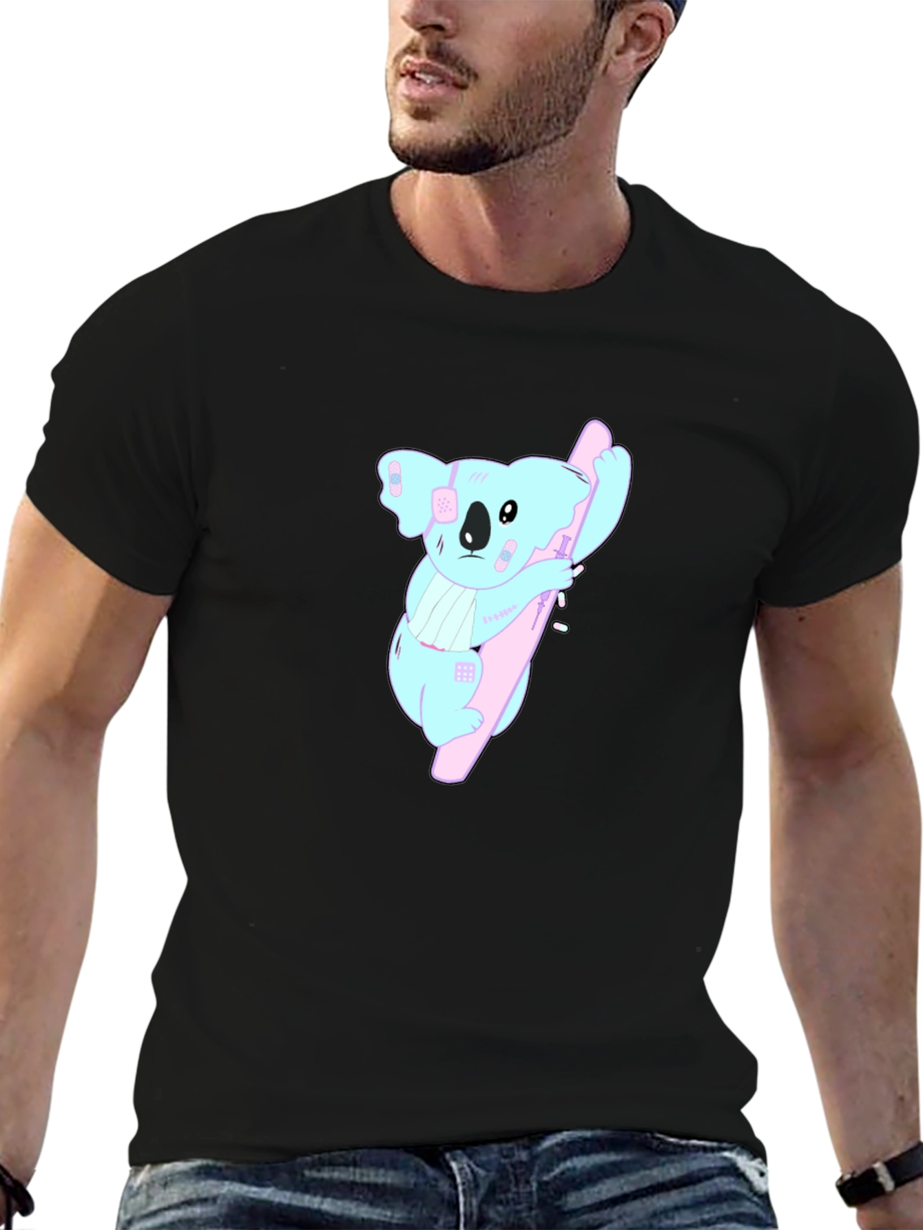 Koala with Bandages Graphic Tee