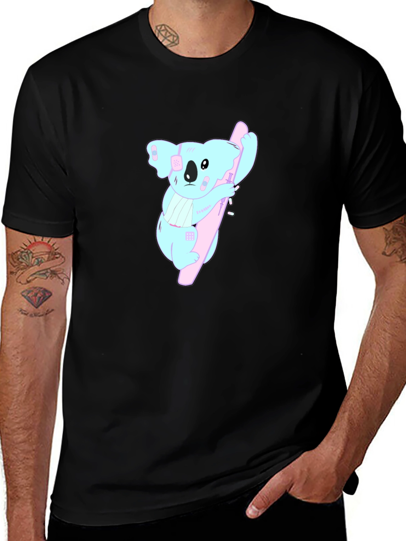 Koala with Bandages Graphic Tee