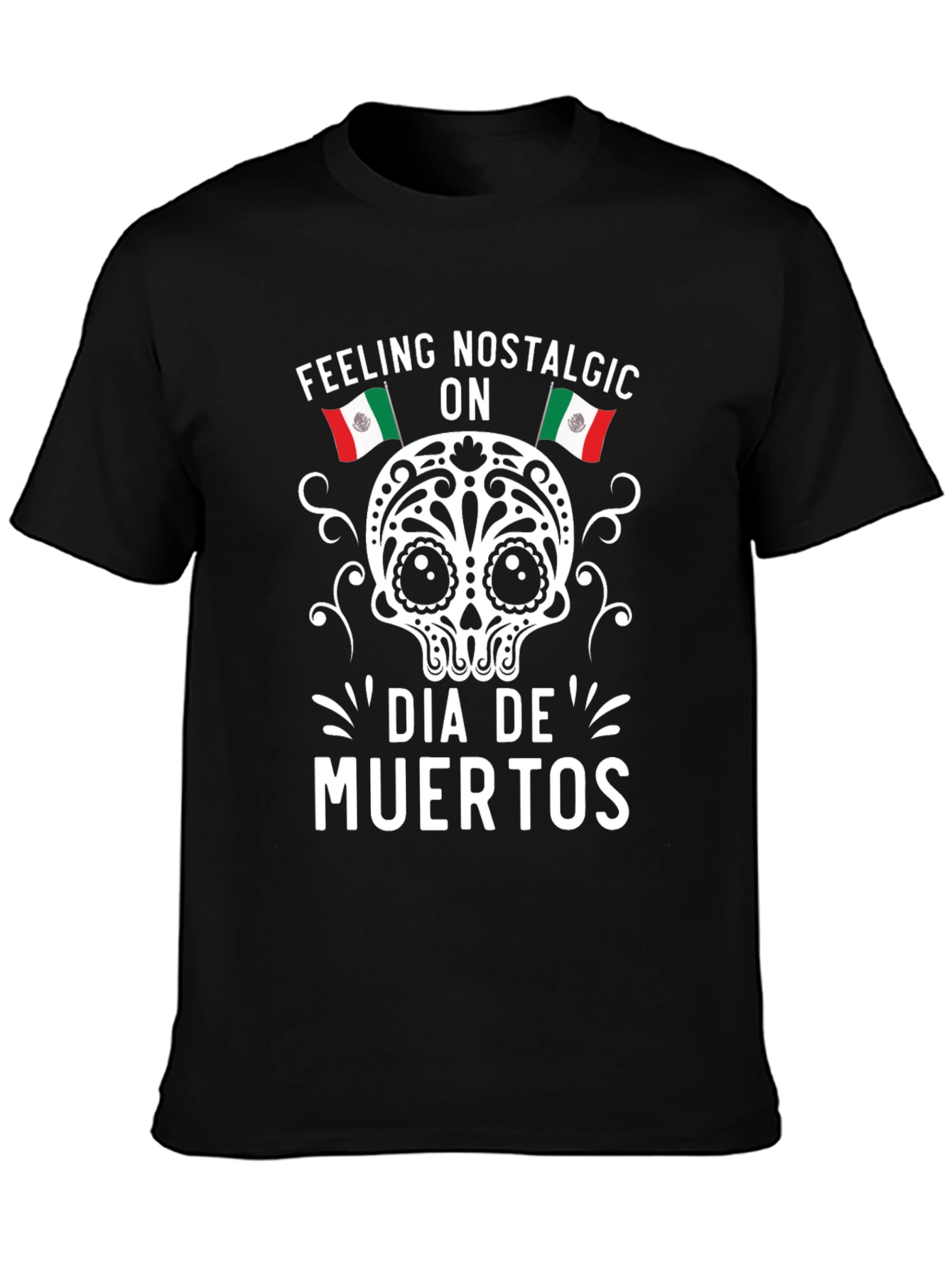 Dia De Muertos T-Shirt - Sugar Skull Design