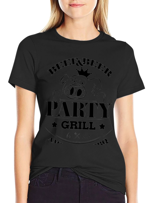 Beef & Beer Party Grill T-Shirt