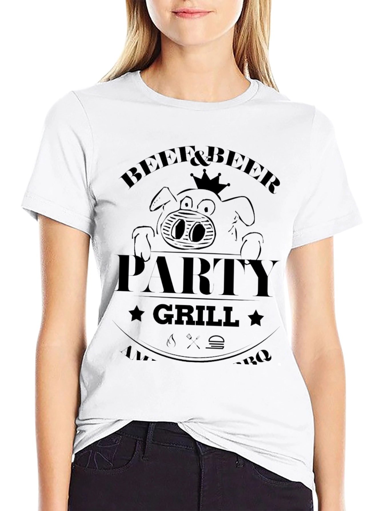 Beef & Beer Party Grill T-Shirt