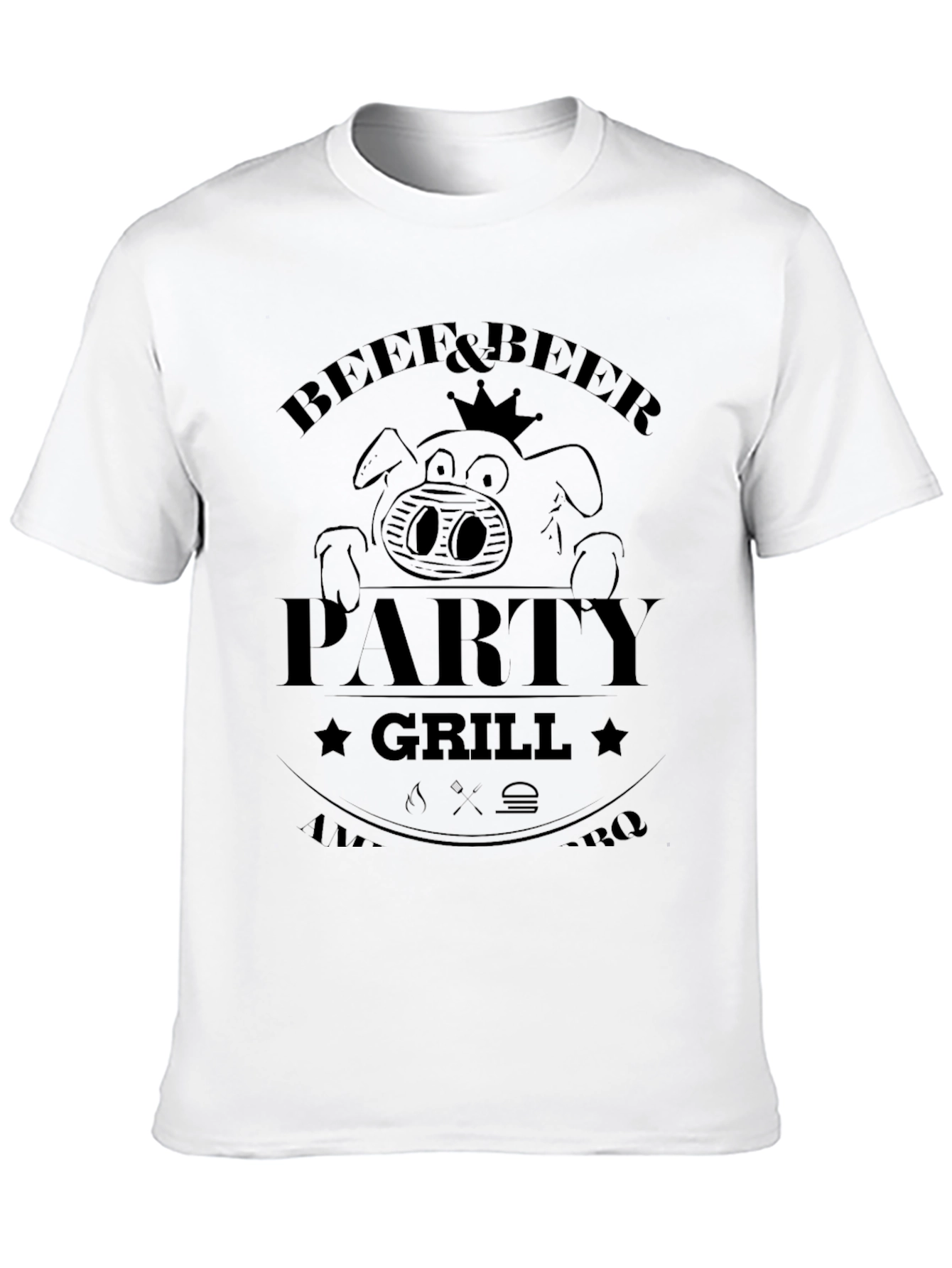 Beef & Beer Party Grill T-Shirt