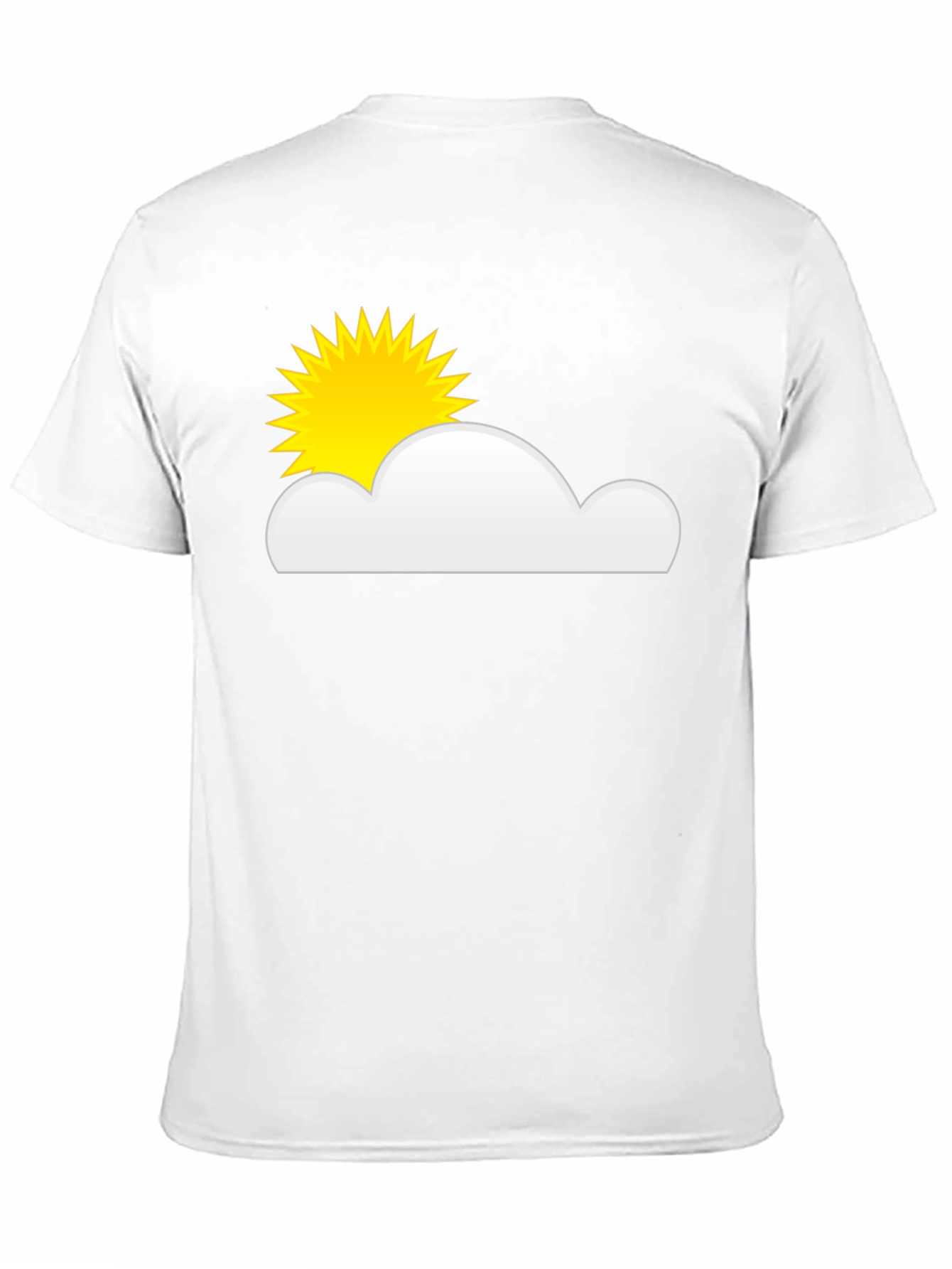Sunny Day Graphic T-Shirt - Black Cotton Tee
